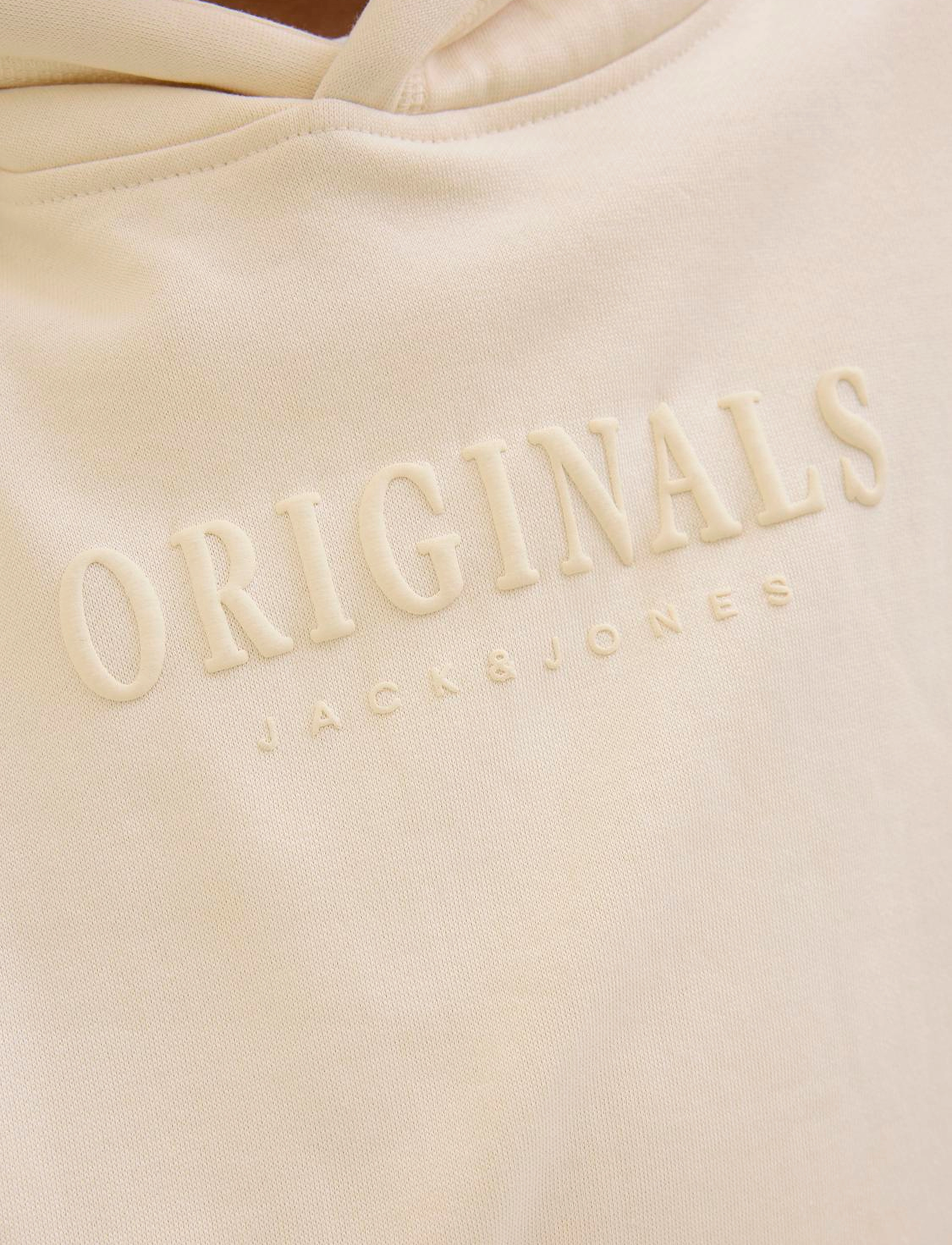 Jack & Jones - JORFREDERIKSBERG SWEAT HOOD NOOS JNR - pulls à capuche - antique white - 3
