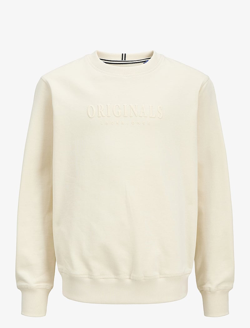 Jack & Jones - JORFREDERIKSBERG SWEAT C.NECK NOOS JNR - dressipluusid - antique white - 1