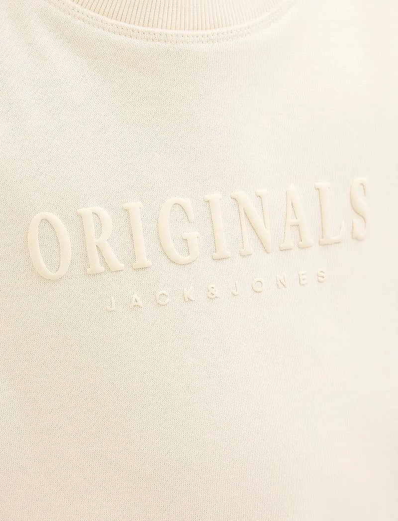 Jack & Jones - JORFREDERIKSBERG SWEAT C.NECK NOOS JNR - dressipluusid - antique white - 3