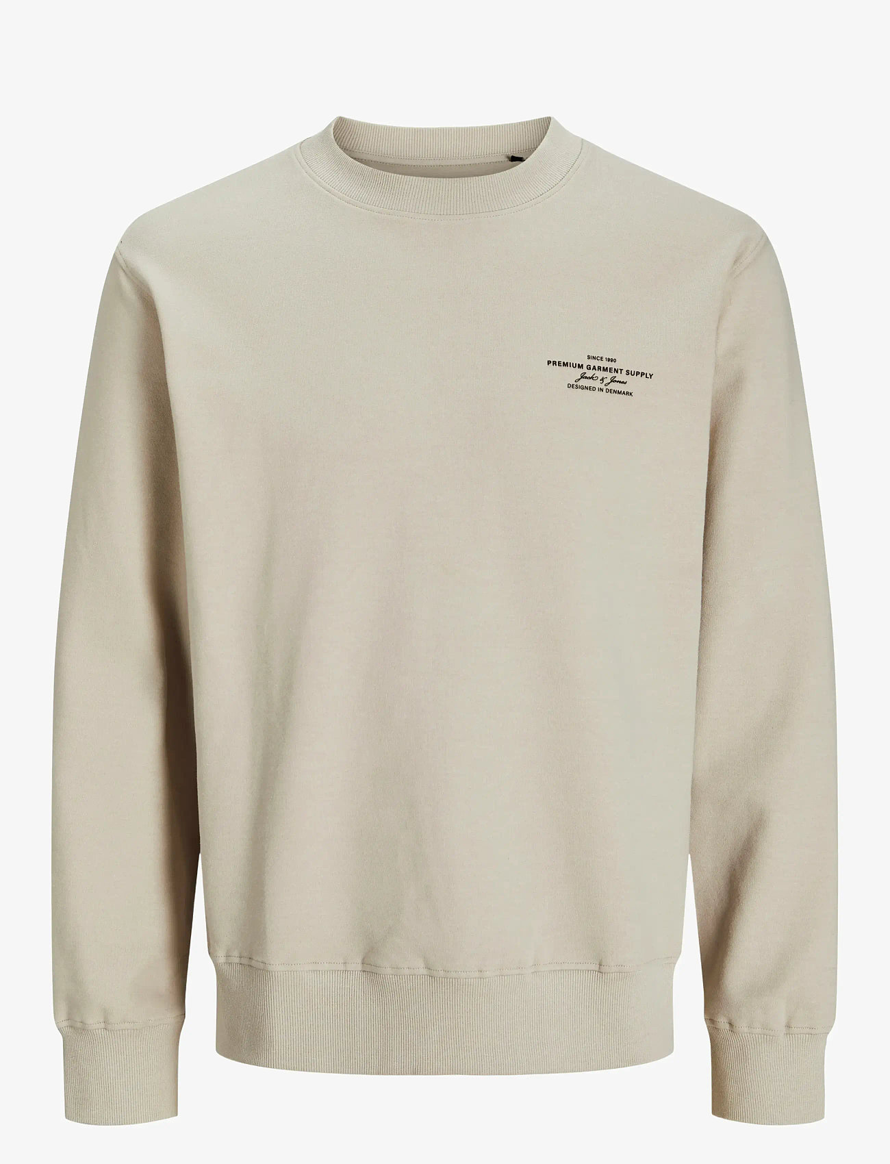 Jack & Jones - JPRBLACHAD BRANDING SWEAT CREW NEC JNR - sweatshirts - silver lining - 0