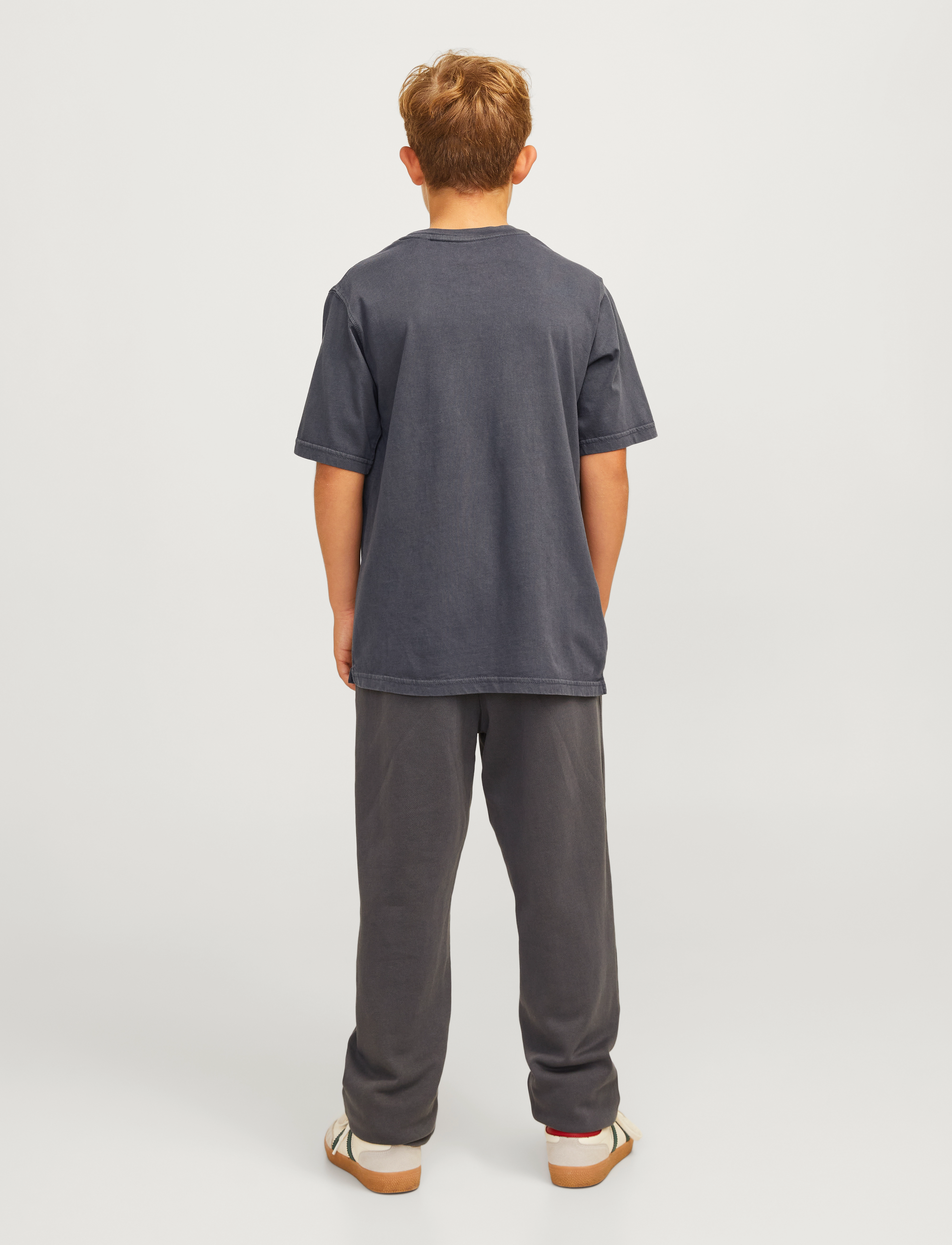 Jack & Jones - JJECHARGE FADED TEE O-NECK SN JNR - castlerock - 2