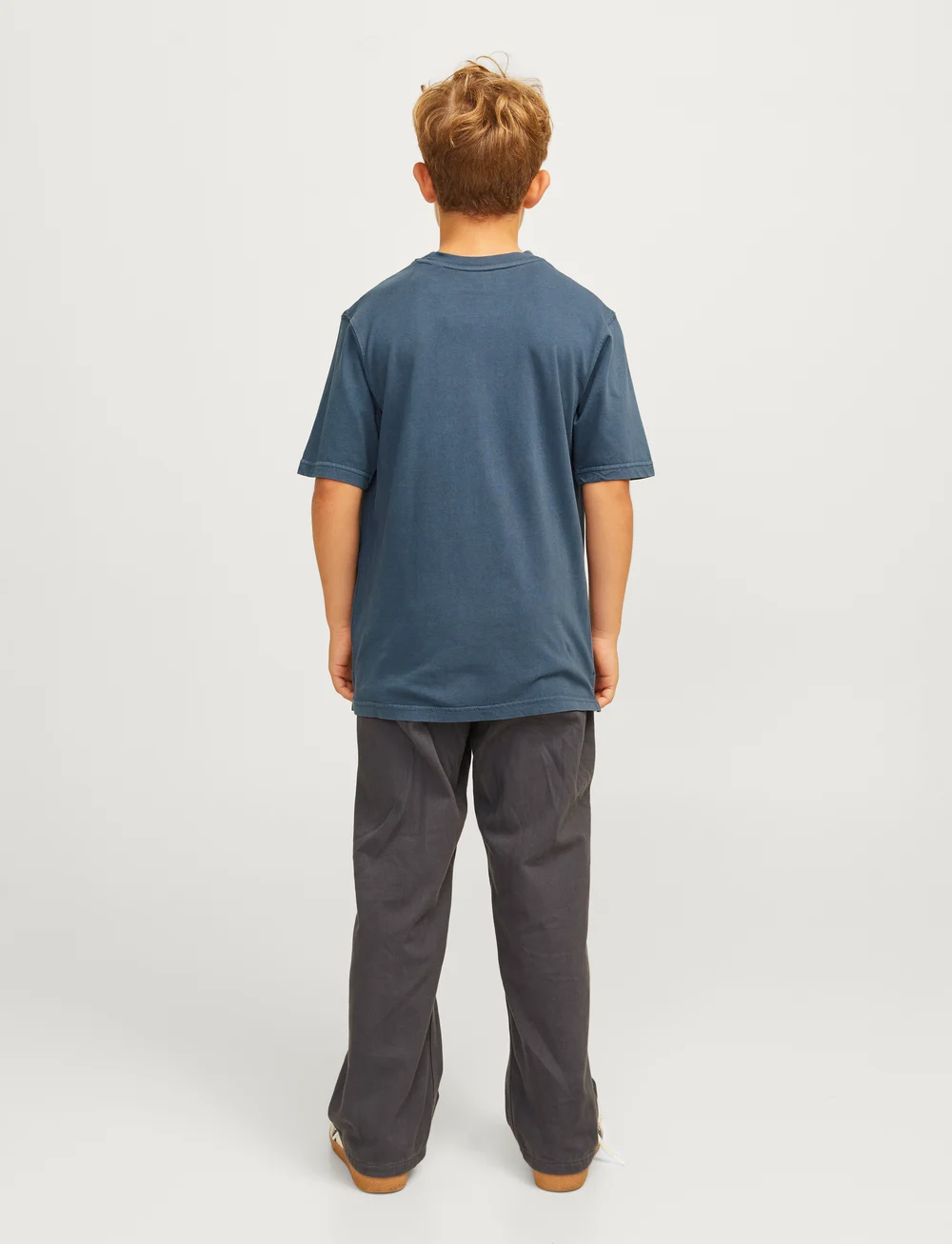 Jack & Jones - JJECHARGE FADED TEE O-NECK SN JNR - lühikeste varrukatega t-särgid - mood indigo - 2
