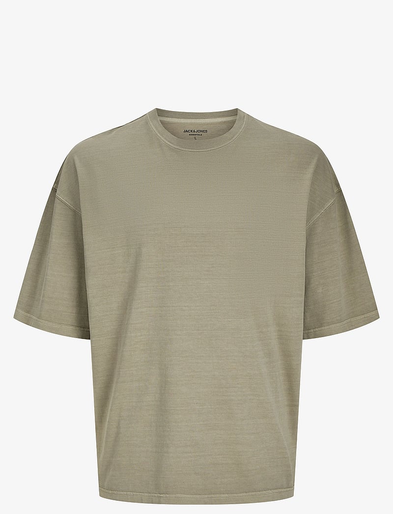Jack & Jones - JJECHARGE FADED TEE O-NECK SN JNR - lühikeste varrukatega t-särgid - silver sage - 1