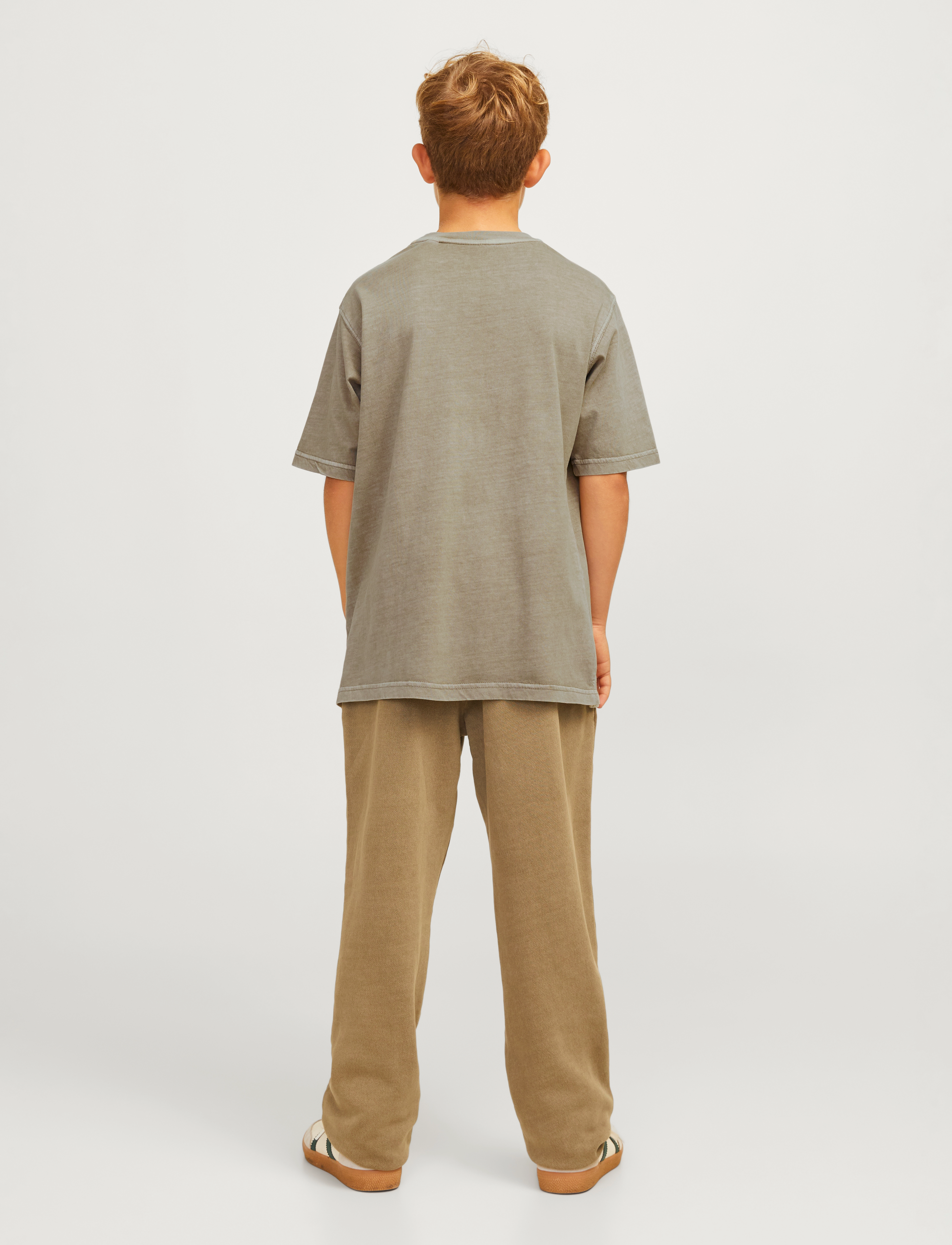 Jack & Jones - JJECHARGE FADED TEE O-NECK SN JNR - silver sage - 2