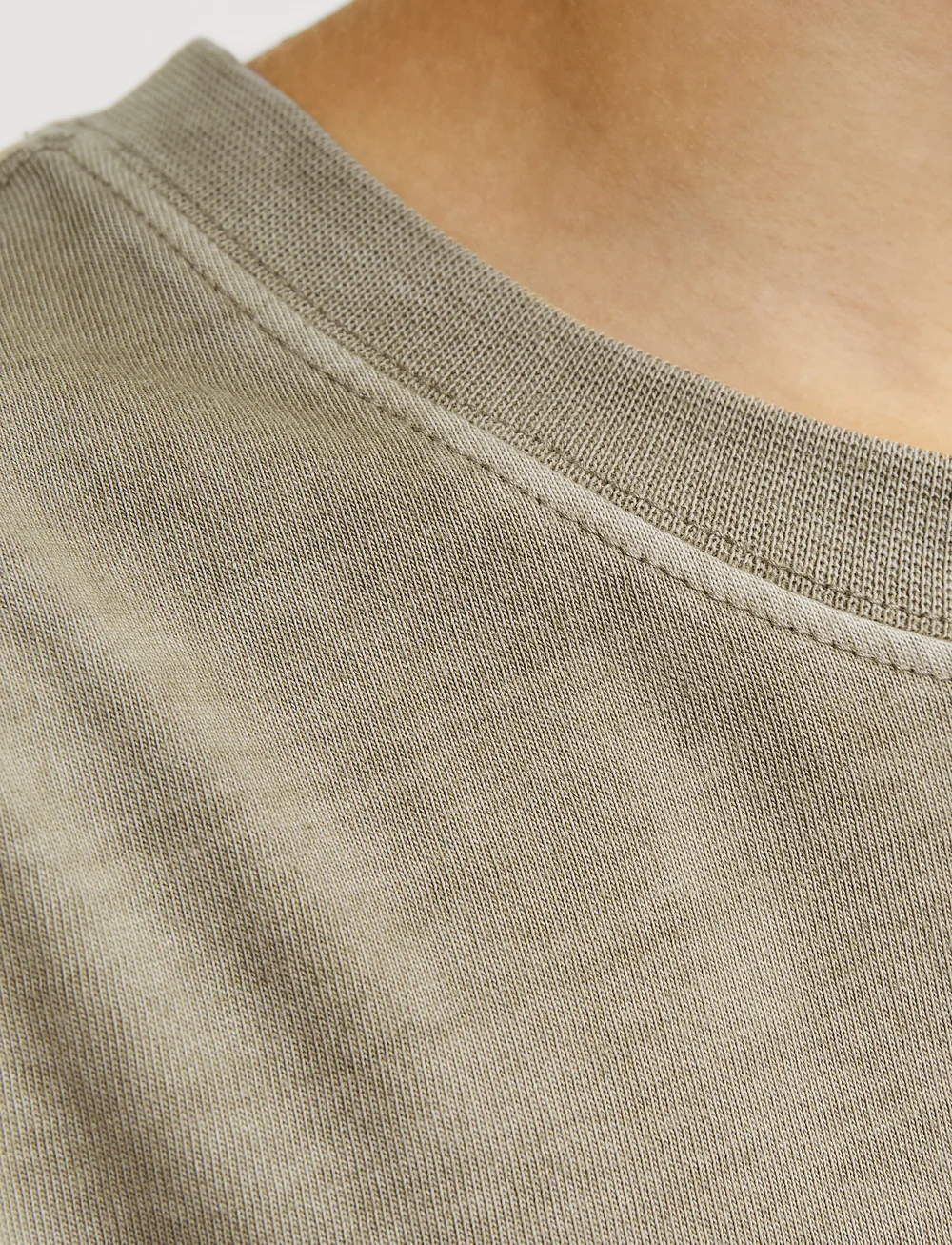 Jack & Jones - JJECHARGE FADED TEE O-NECK SN JNR - kortærmede t-shirts - silver sage - 4