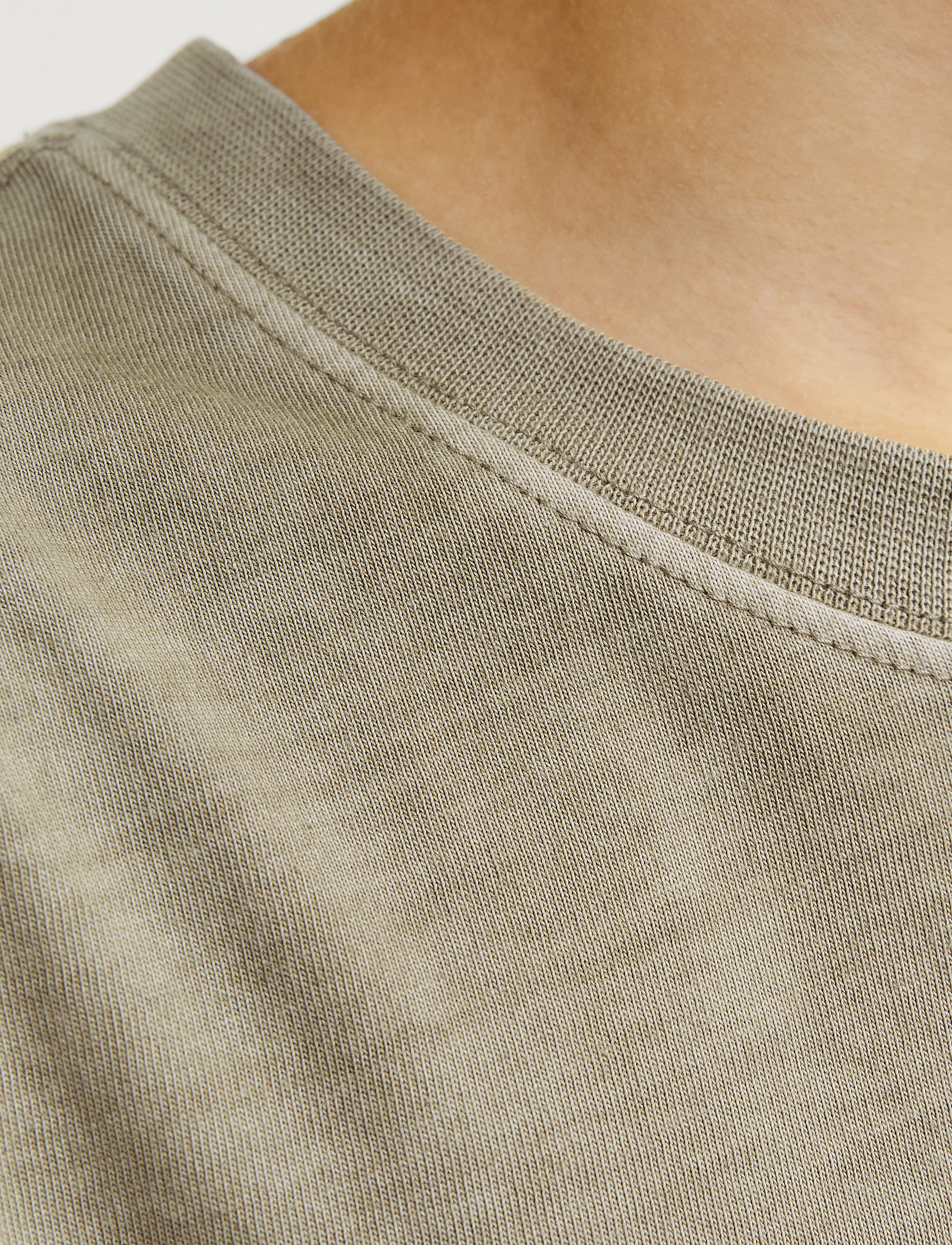 Jack & Jones - JJECHARGE FADED TEE O-NECK SN JNR - silver sage - 4