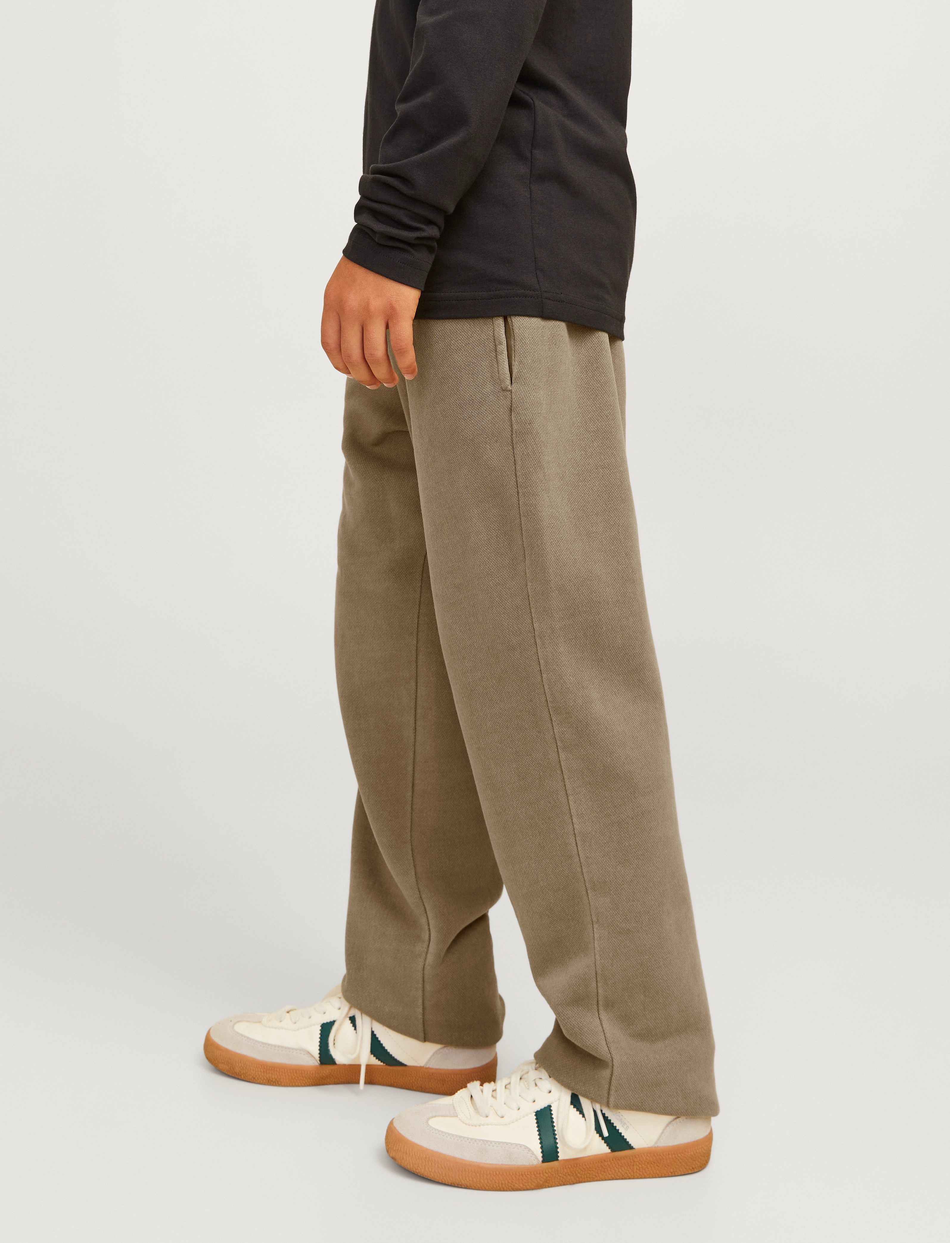 Jack & Jones - JPSTKARL JJCHARGE FADED SWEAT PANT JNR - silver sage - 4