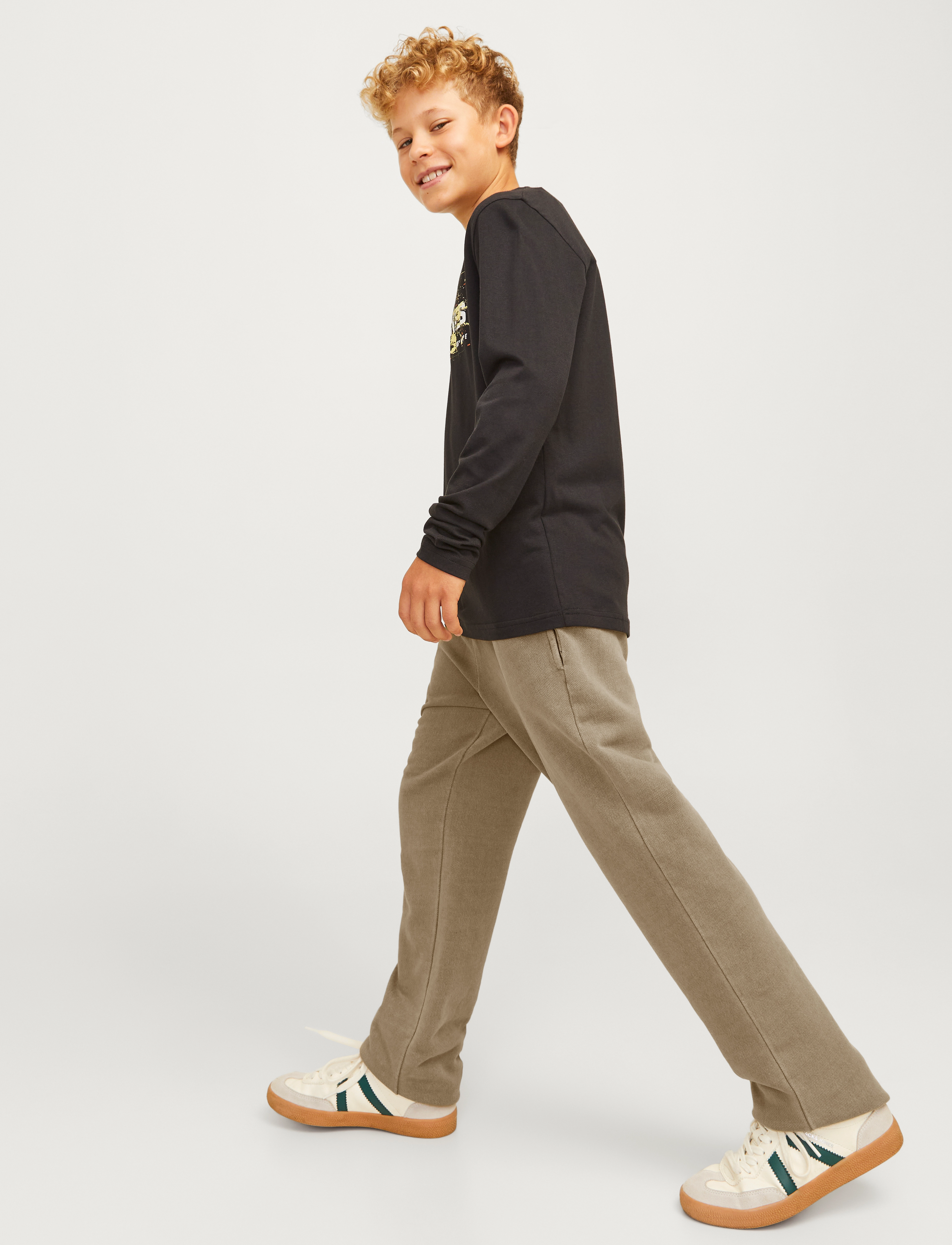 Jack & Jones - JPSTKARL JJCHARGE FADED SWEAT PANT JNR - silver sage - 5