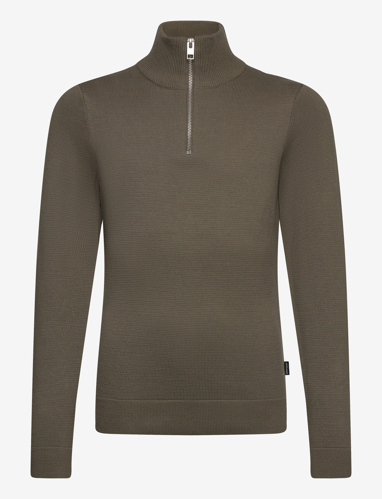 Jack & Jones - JPRBLAMILANO SPRING KNIT HALF ZIP JNR - džemprid - smokey olive - 0