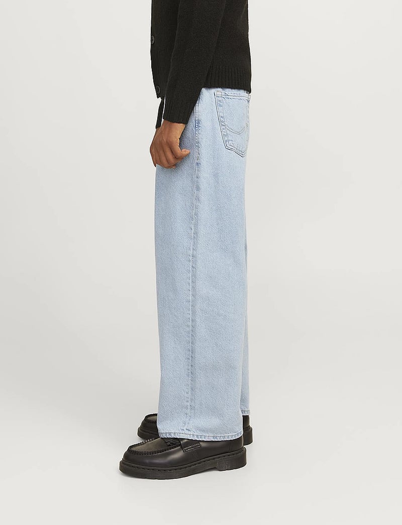 Jack & Jones - JJIRON JJORIGINAL SQ 738 LN JNR - hosen mit weitem bein - blue denim - 3