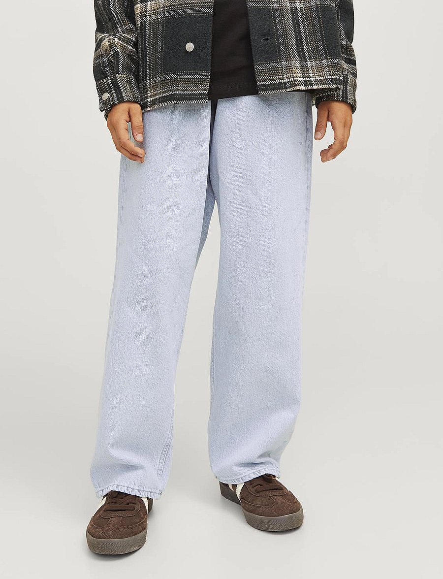 Jack & Jones - JJIALEX JJCLASSIC JJ 151 LN JNR - platėjantys apačioje - blue denim - 0
