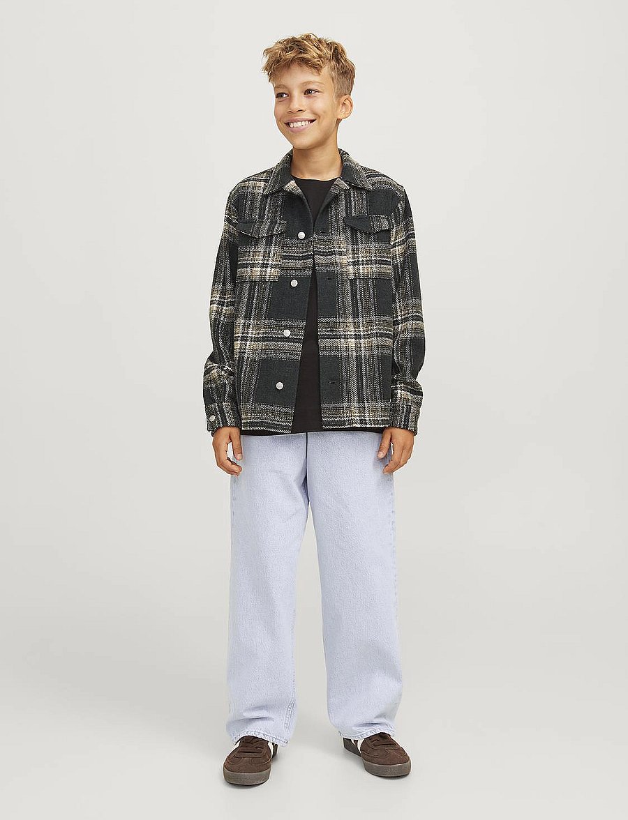Jack & Jones - JJIALEX JJCLASSIC JJ 151 LN JNR - platėjantys apačioje - blue denim - 5