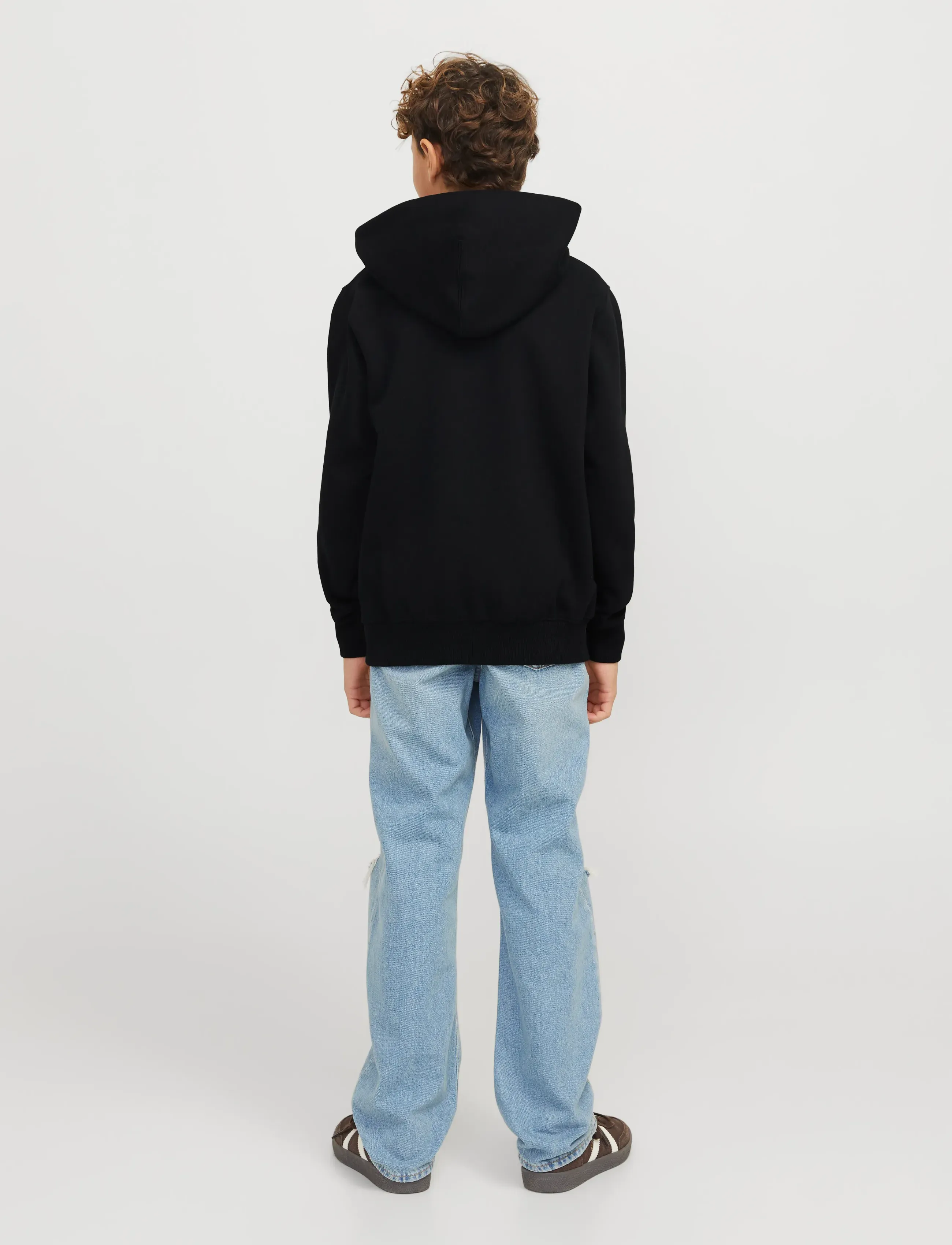 Jack & Jones - JJEURBAN EDGE SWEAT HOOD NOOS JNR - kapuzenpullover - black - 3