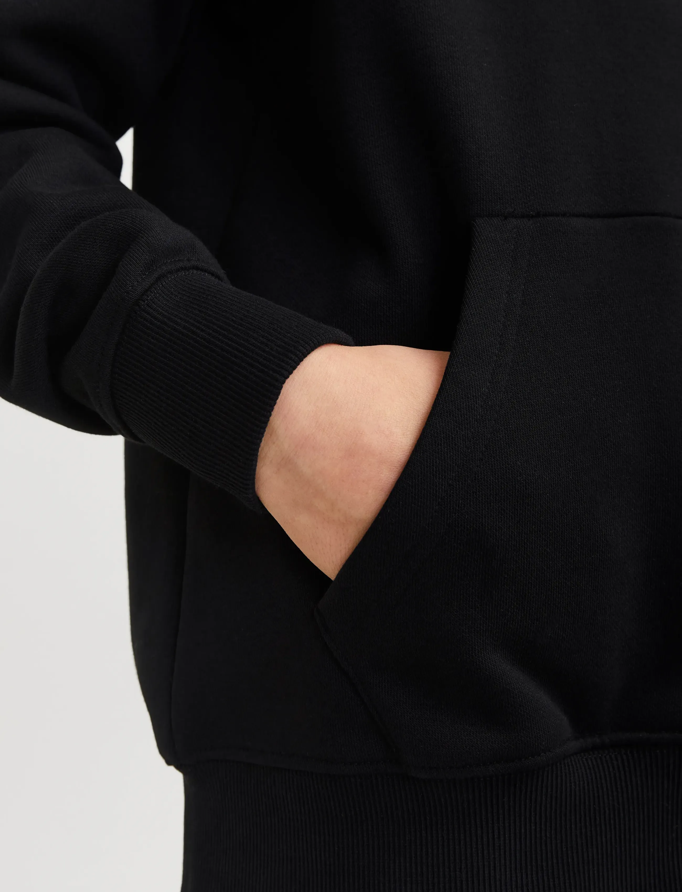 Jack & Jones - JJEURBAN EDGE SWEAT HOOD NOOS JNR - kapuzenpullover - black - 4