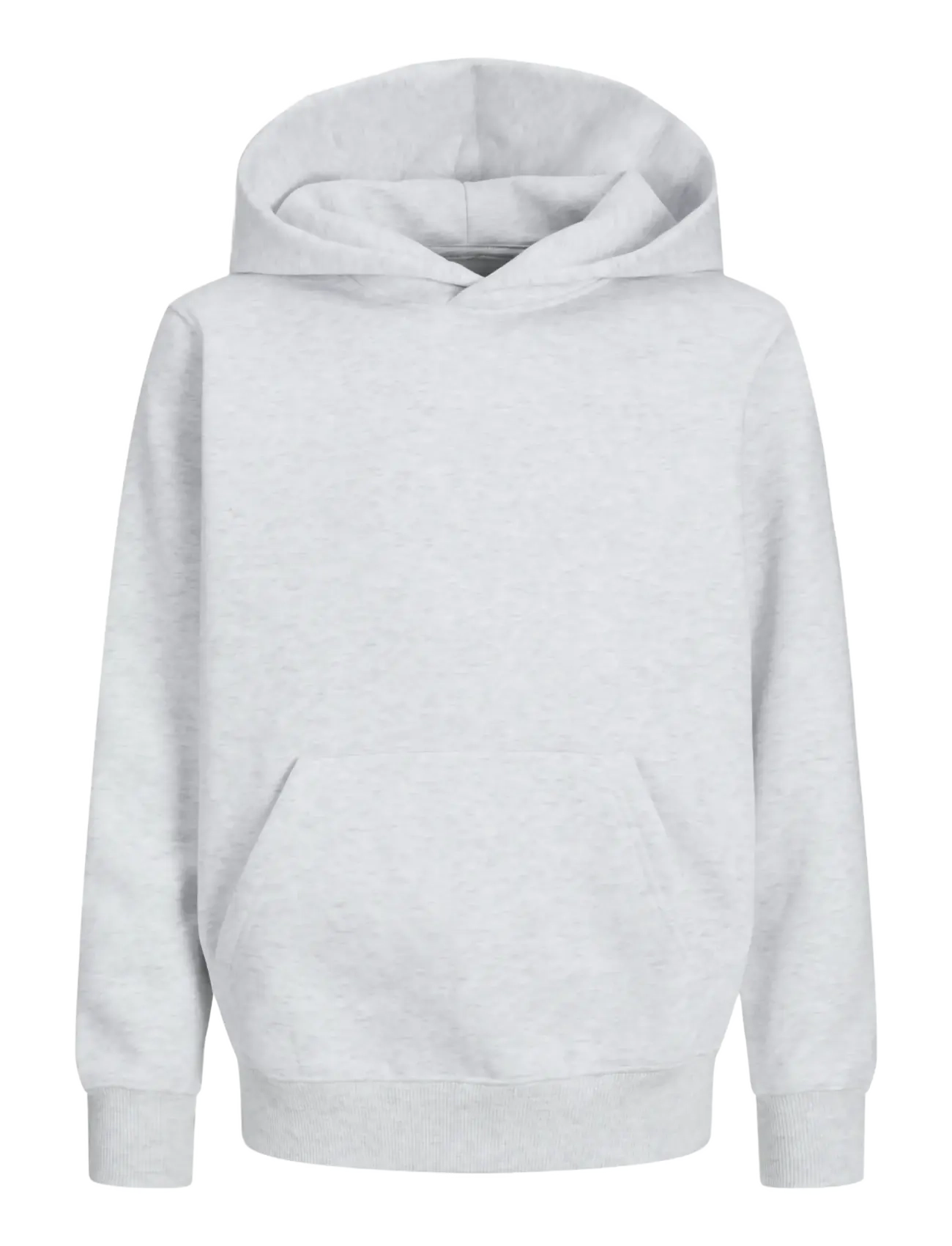 Jack & Jones JJEURBAN EDGE SWEAT HOOD NOOS JNR - Oberteile - WHITE MELANGE / grey