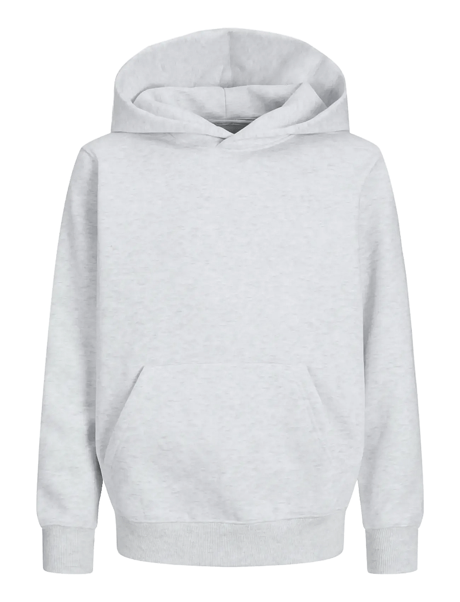 Jack & Jones - JJEURBAN EDGE SWEAT HOOD NOOS JNR - pulls à capuche - white melange - 1