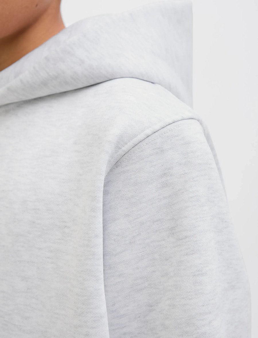 Jack & Jones - JJEURBAN EDGE SWEAT HOOD NOOS JNR - pulls à capuche - white melange - 4