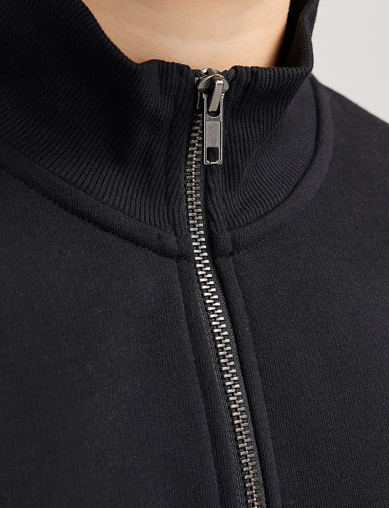 Jack & Jones - JJEBRADLEY SWEAT HALF ZIP NOOS JNR - dressipluusid - black - 5