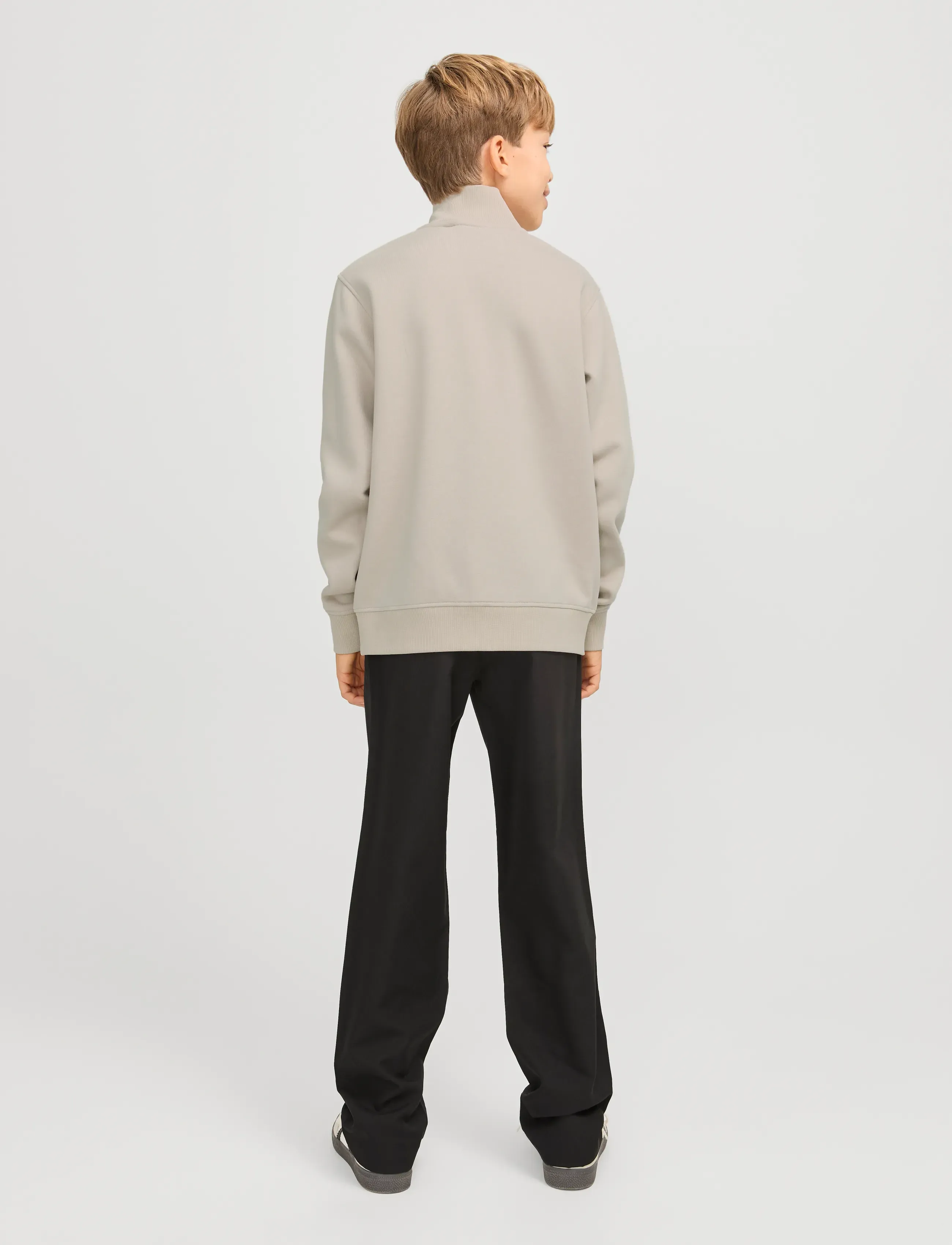 Jack & Jones - JJEBRADLEY SWEAT HALF ZIP NOOS JNR - sweatshirts - moonbeam - 2