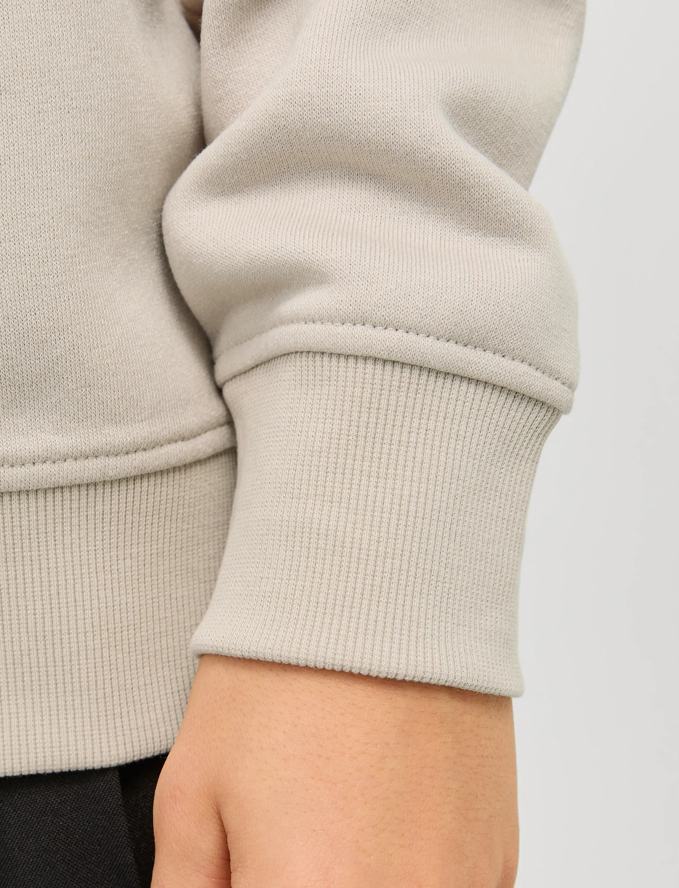 Jack & Jones - JJEBRADLEY SWEAT HALF ZIP NOOS JNR - sweatshirts - moonbeam - 4