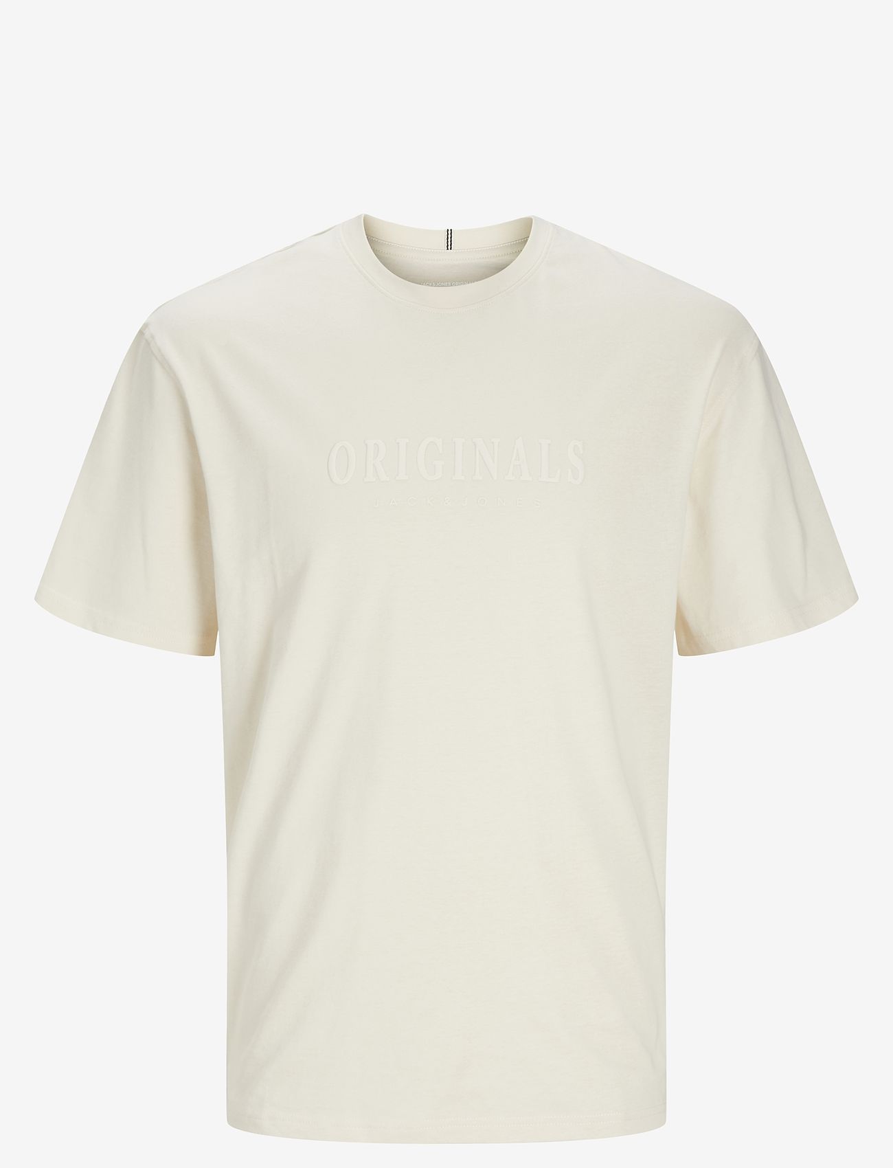 Jack & Jones - JORFREDERIKSBERG TEE SS CREW  NOOS JNR - short-sleeved t-shirts - antique white - 1
