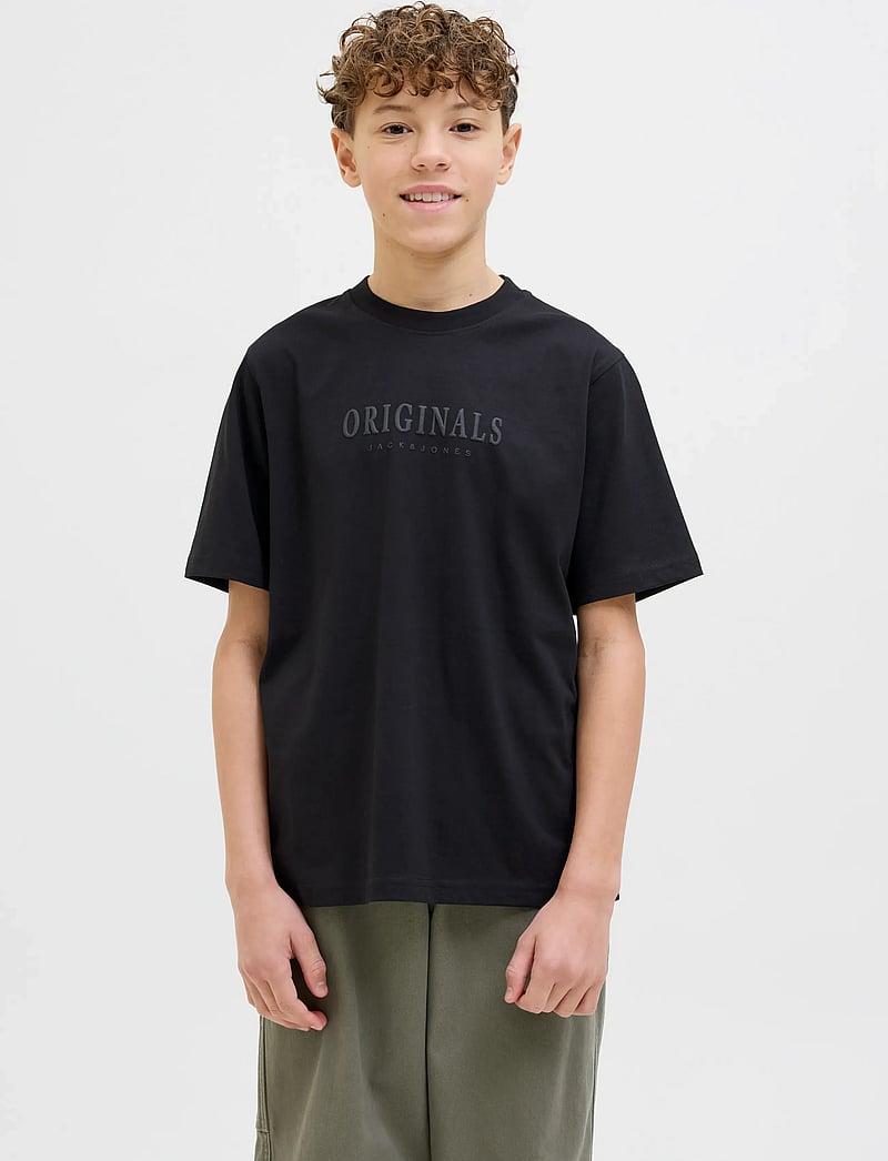 Jack & Jones - JORFREDERIKSBERG TEE SS CREW NOOS JNR - kurzärmelige - black - 0