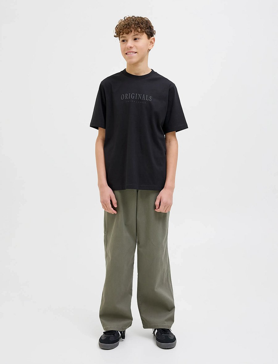 Jack & Jones - JORFREDERIKSBERG TEE SS CREW NOOS JNR - kurzärmelige - black - 3