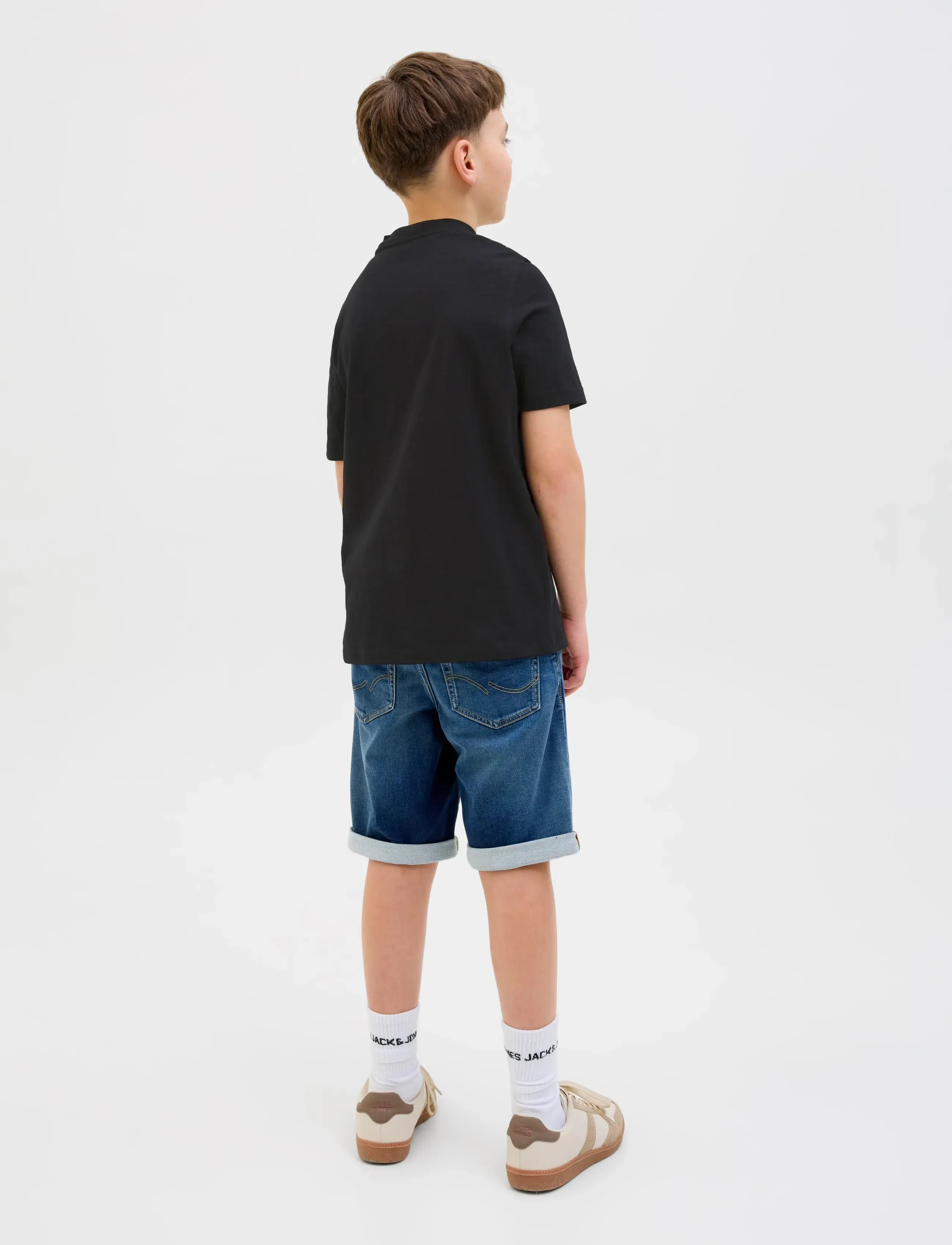 Jack & Jones - JORSPLIT AOP POCKET TEE SS CREW NE JNR - kortærmede t-shirts - black - 2