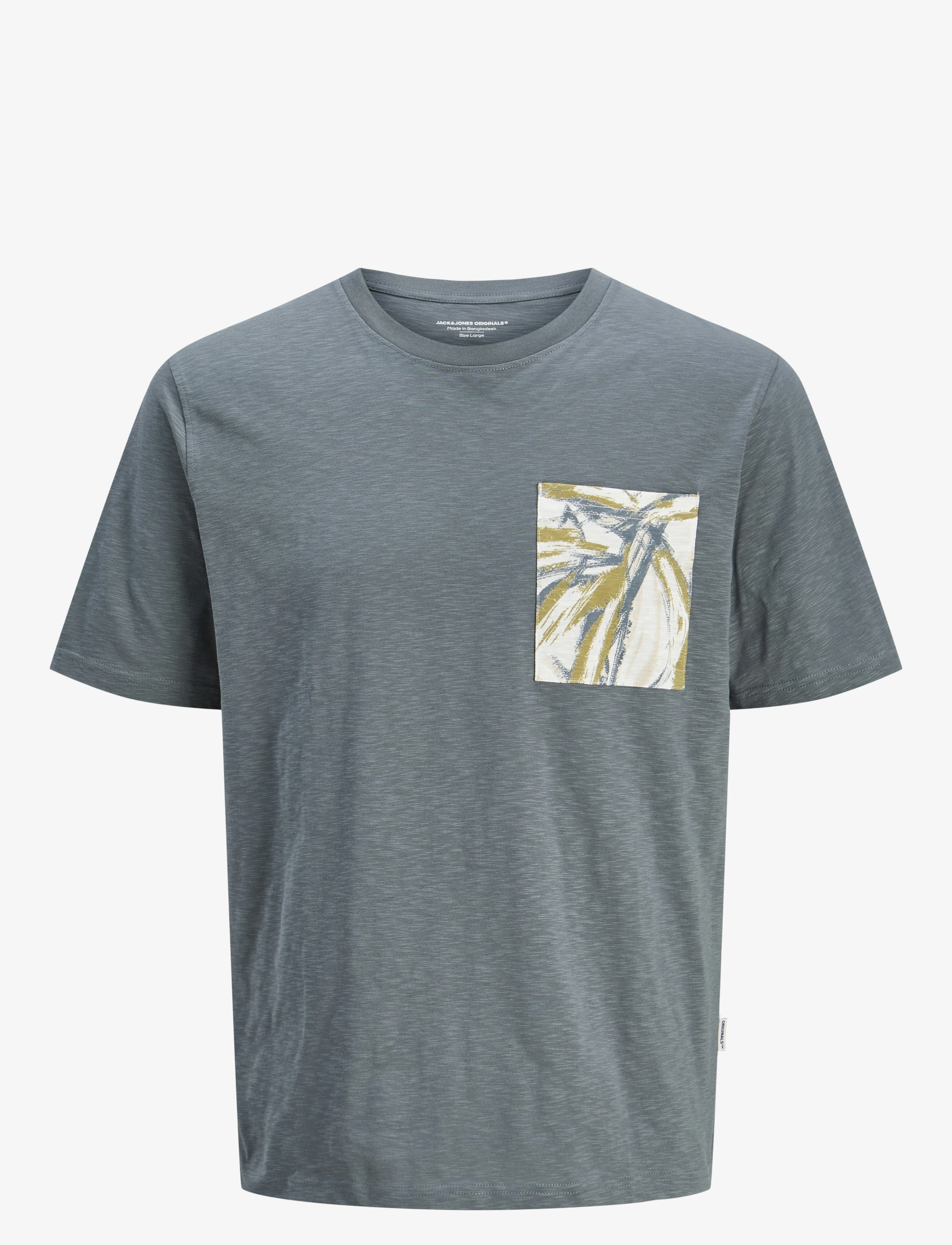 Jack & Jones - JORSPLIT AOP POCKET TEE SS CREW NE JNR - kortærmede t-shirts - stormy weather - 1