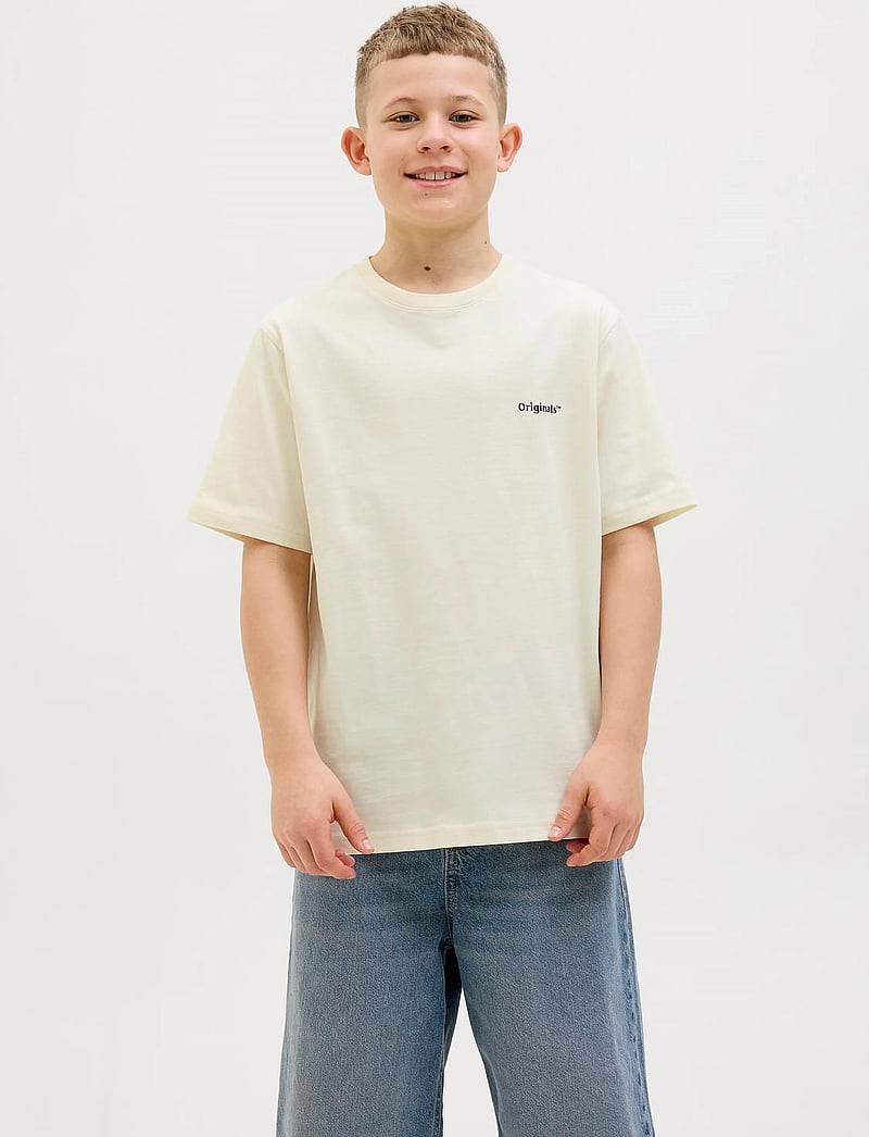 Jack & Jones - JORPAROS EASTER SKETCH TEE SS CREW N JNR - kurzärmelige - antique white - 3