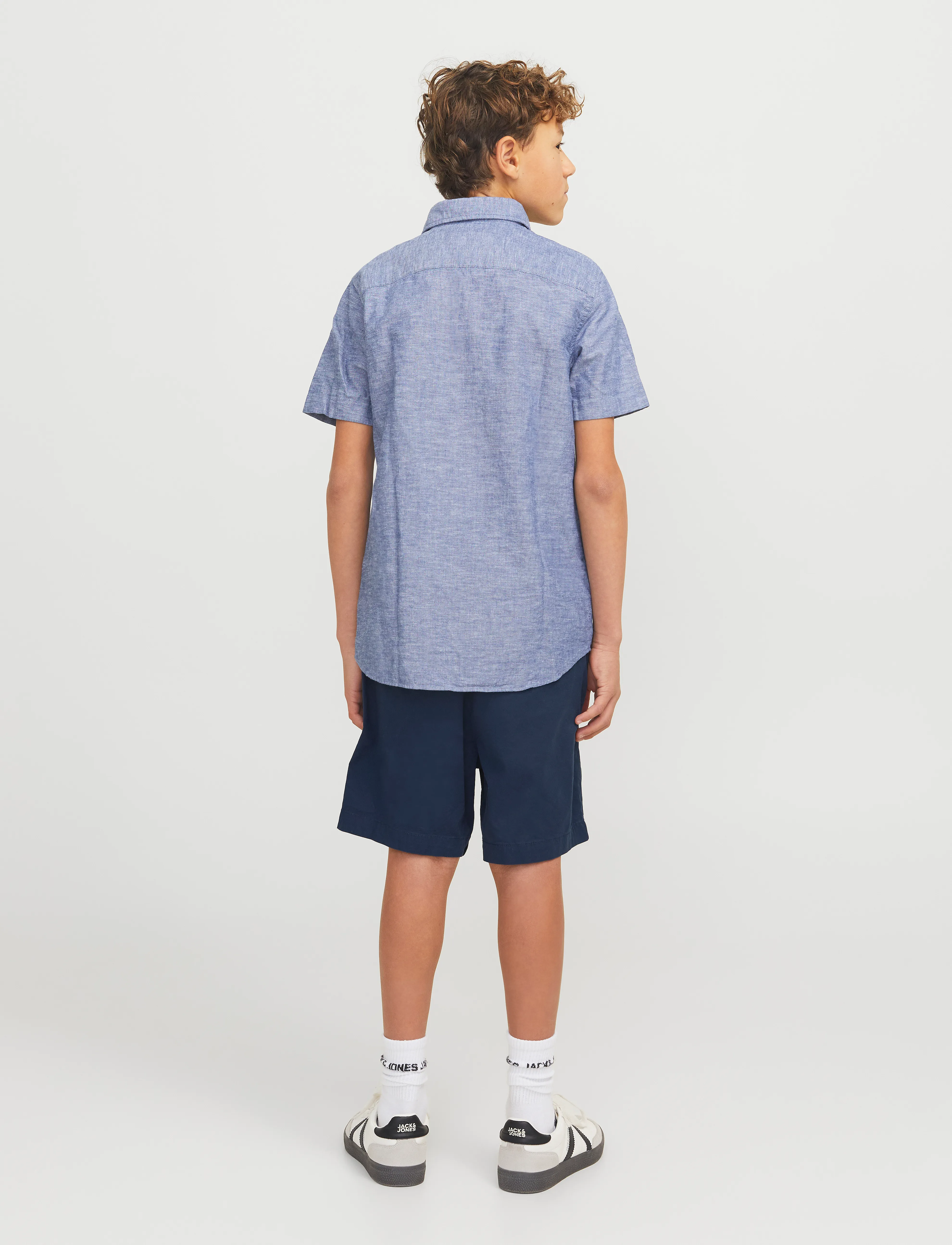 Jack & Jones - JPSTJAIDEN JJCAMPAIGN HYBRID JOGGE JNR - chino-shorts - navy blazer - 3