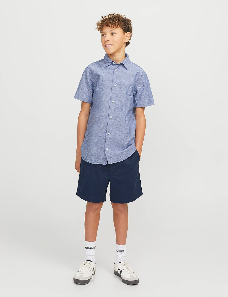 Jack & Jones - JPSTJAIDEN JJCAMPAIGN HYBRID JOGGE JNR - chino-shorts - navy blazer - 5