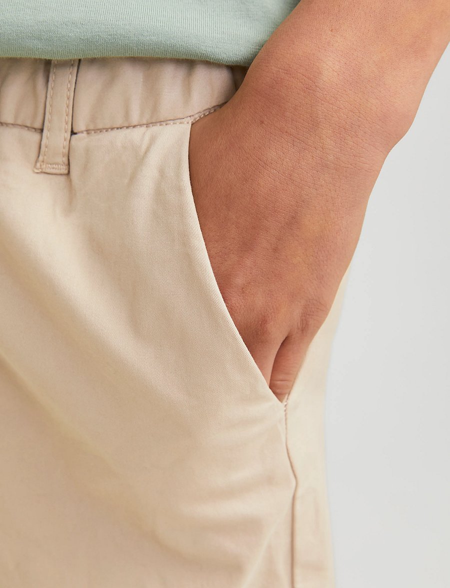 Jack & Jones - JPSTJAIDEN JJCAMPAIGN HYBRID JOGGE JNR - chino-shorts - oxford tan - 5