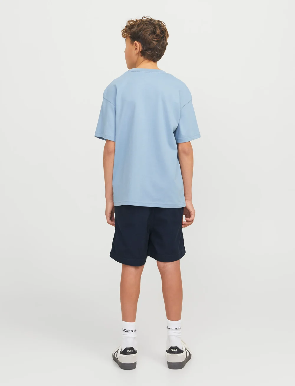 Jack & Jones - JPSTJAIDEN JJCAMPAIGN HYBRID BONDI JNR - chino-shorts - dark navy - 3