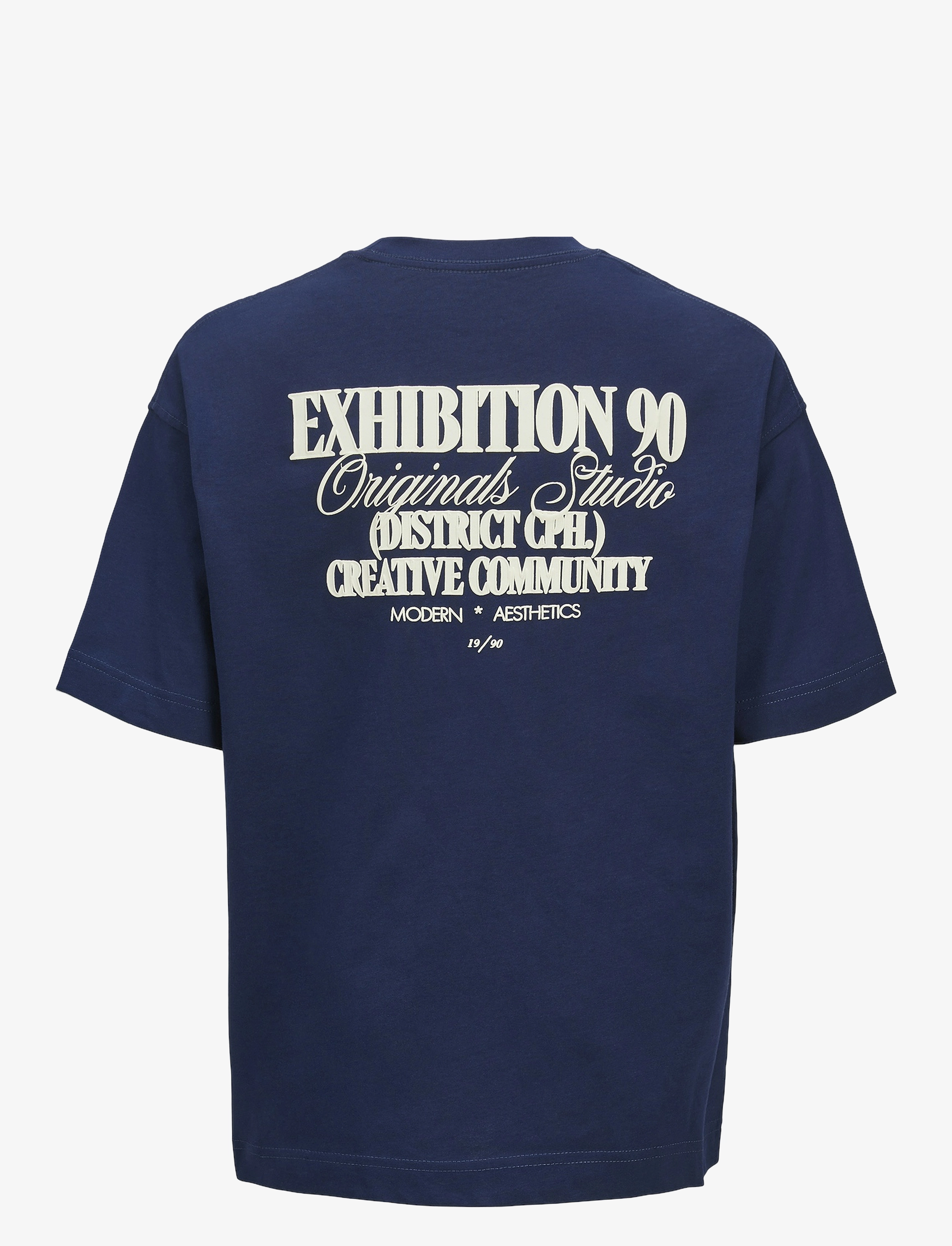 Jack & Jones - JORROXBURY TYPE TEE SS CREW NECK JNR - ocean cavern - 1