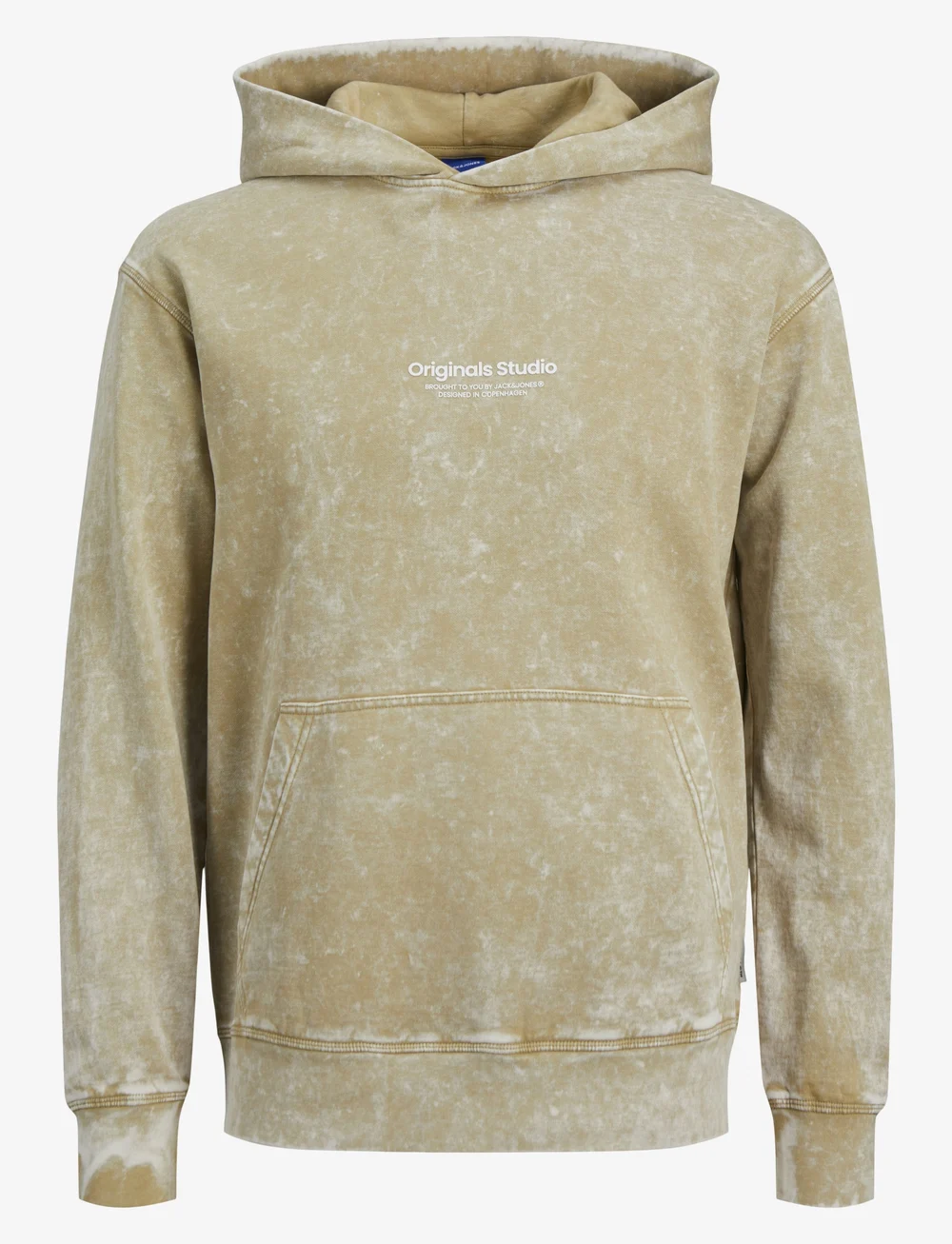 Jack & Jones - JORVESTERBRO WASH SWEAT HOOD AW JNR - kapuzenpullover - humus - 0