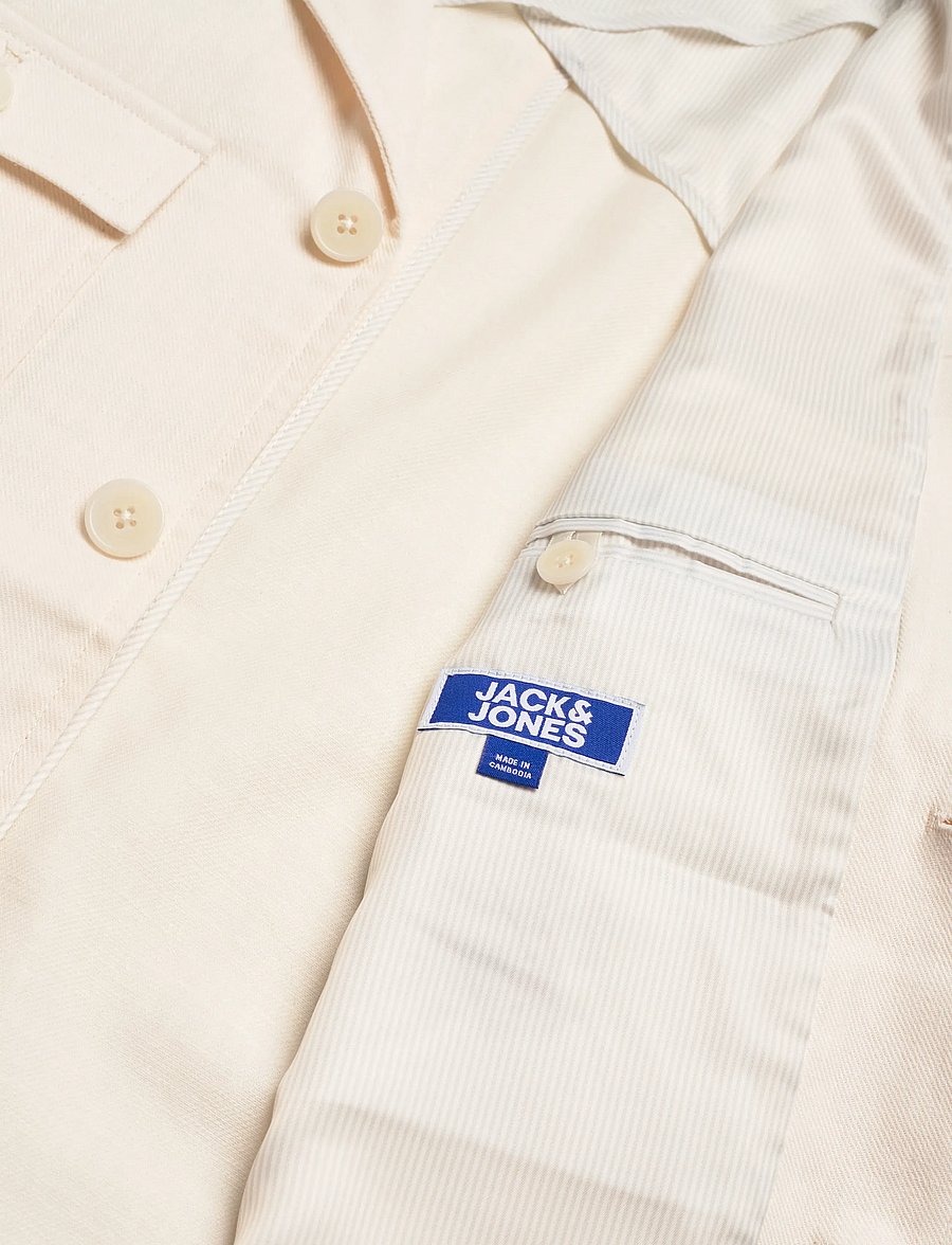 Jack & Jones - JPRMARCUS HYBRID BLAZER JNR - langærmede skjorter - cloud dancer - 3