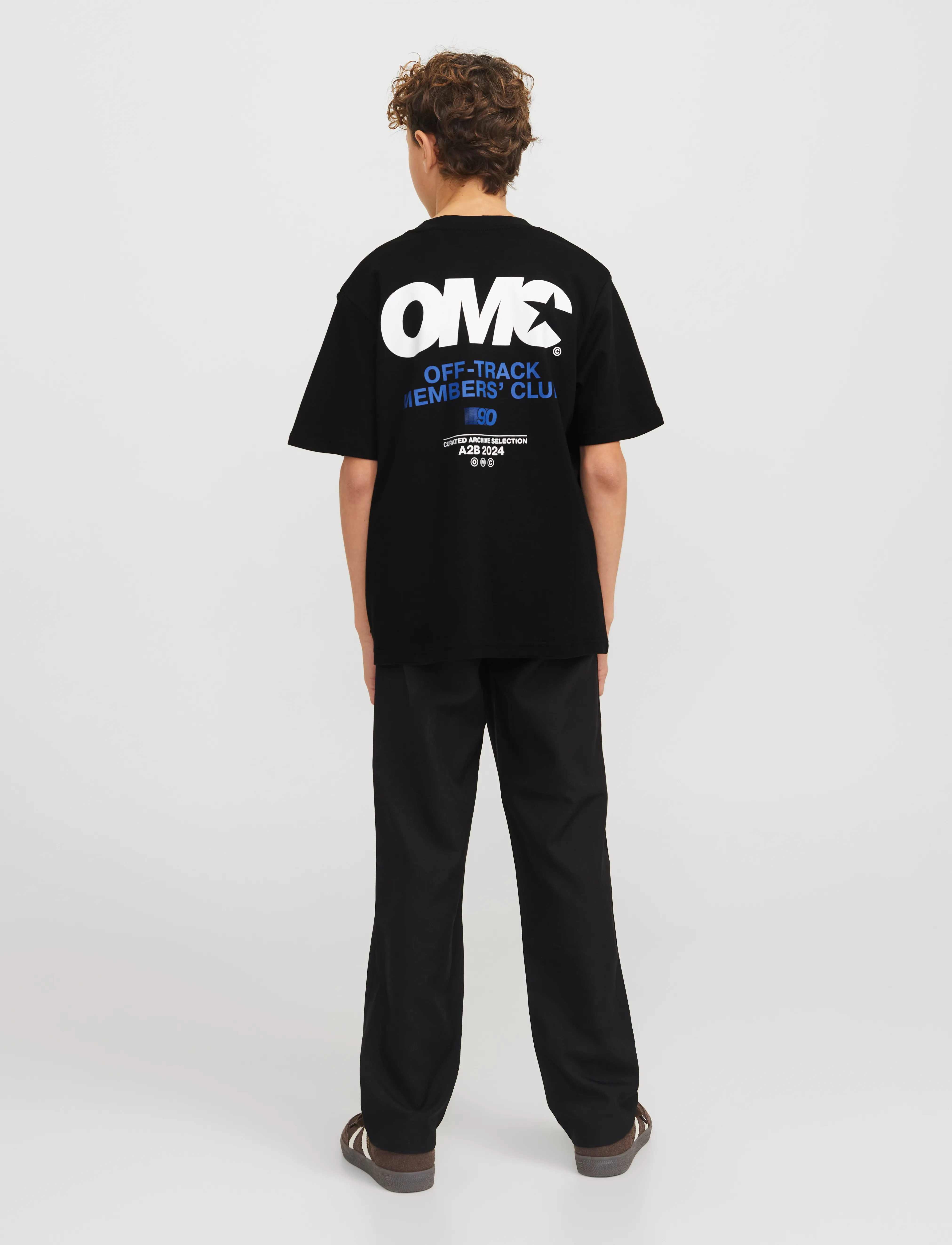 Jack & Jones - JCOREFLEX TEE SS CREW NECK STYD AW JNR - black - 3