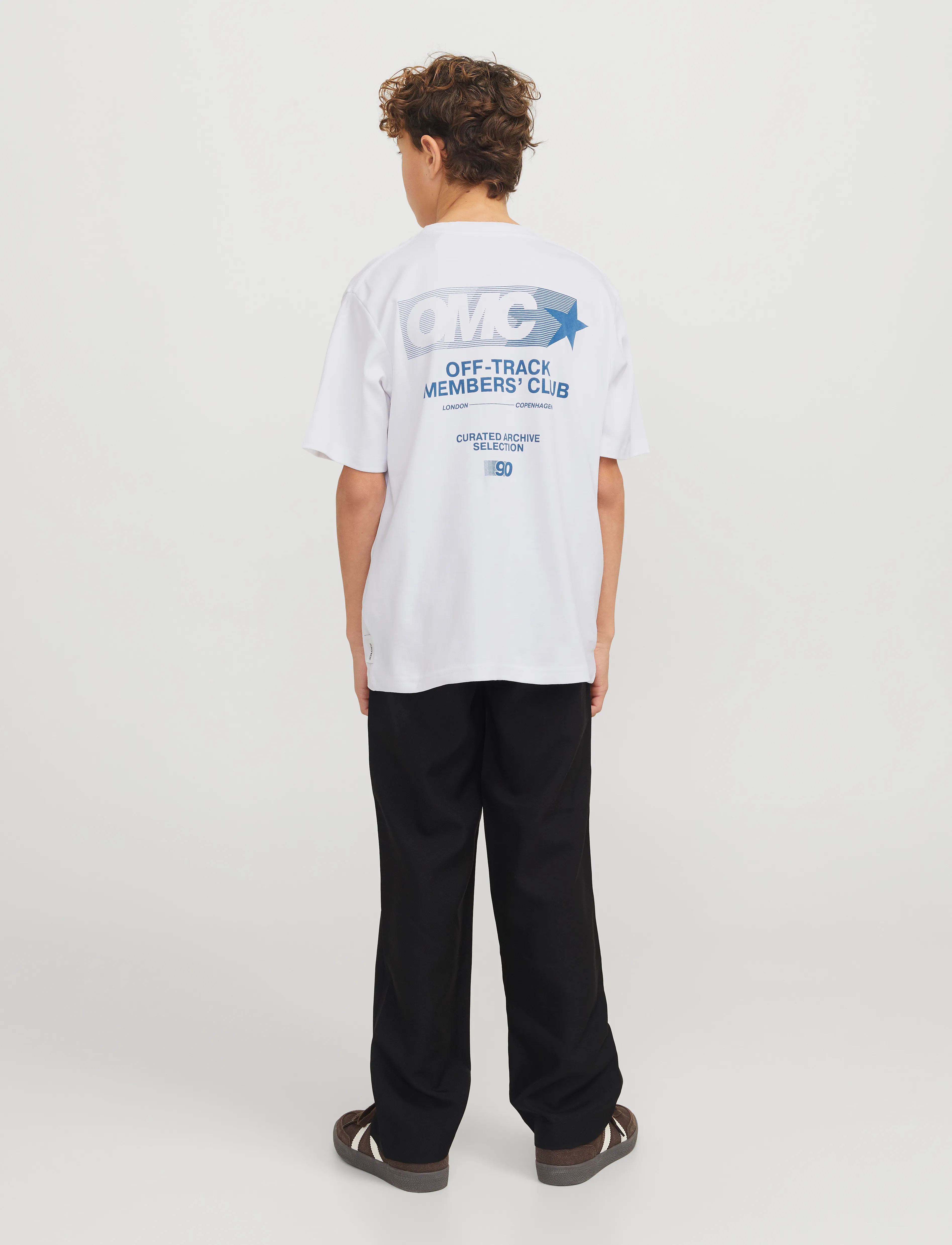 Jack & Jones - JCOREFLEX TEE SS CREW NECK STYD AW JNR - bright white - 3