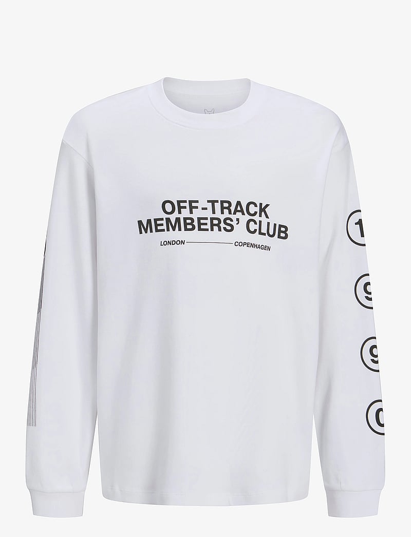 Jack & Jones - JCOREFLEX TEE LS CREW NECK STYD AW JNR - langärmelig - bright white - 1