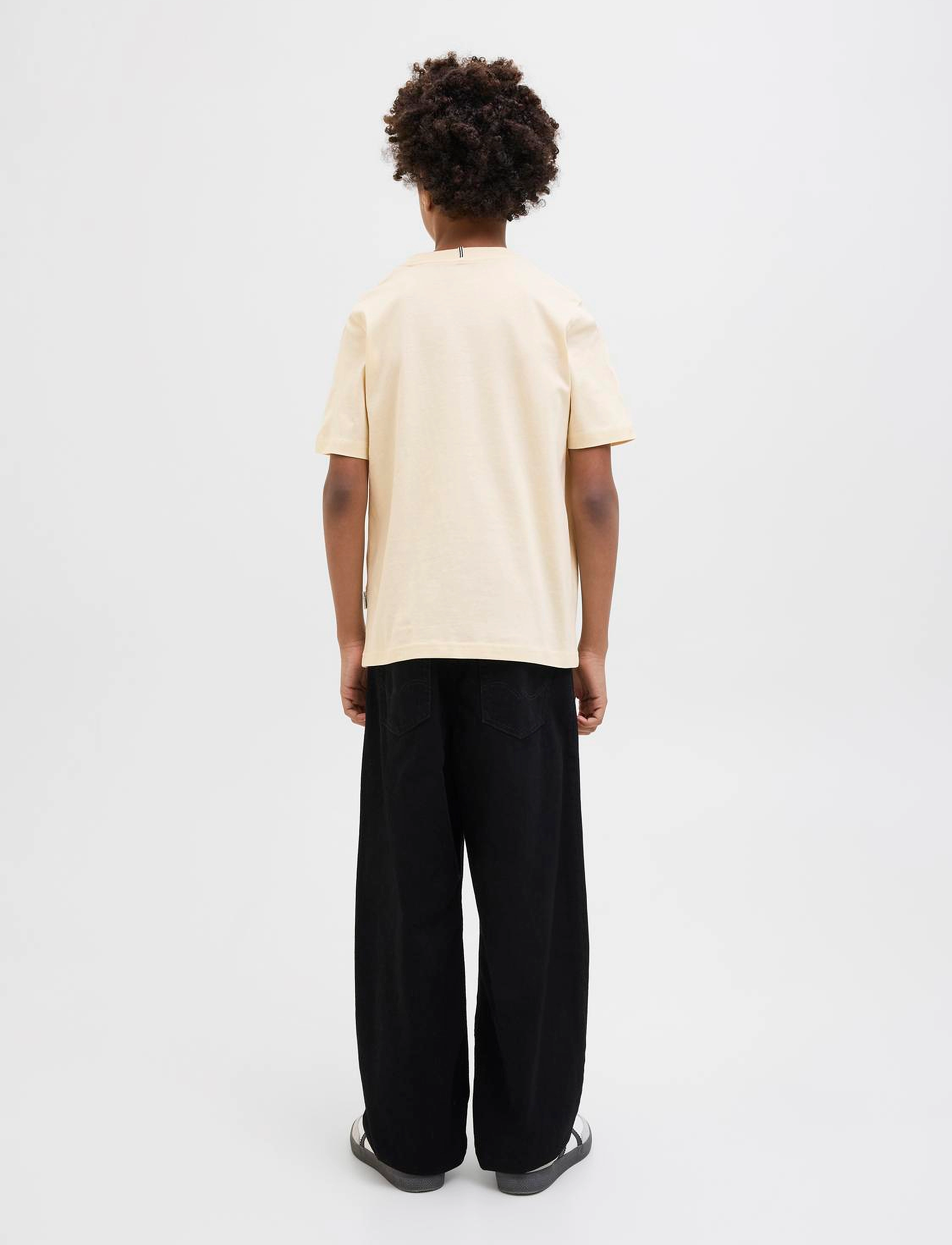 Jack & Jones - JORFREDERIKSBERG BOXSCRIPT TEE SS SN JNR - antique white - 5