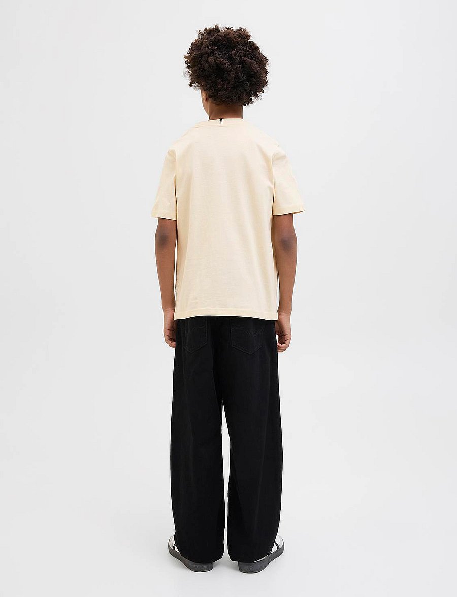 Jack & Jones - JORFREDERIKSBERG BOXSCRIPT TEE SS SN JNR - antique white - 5