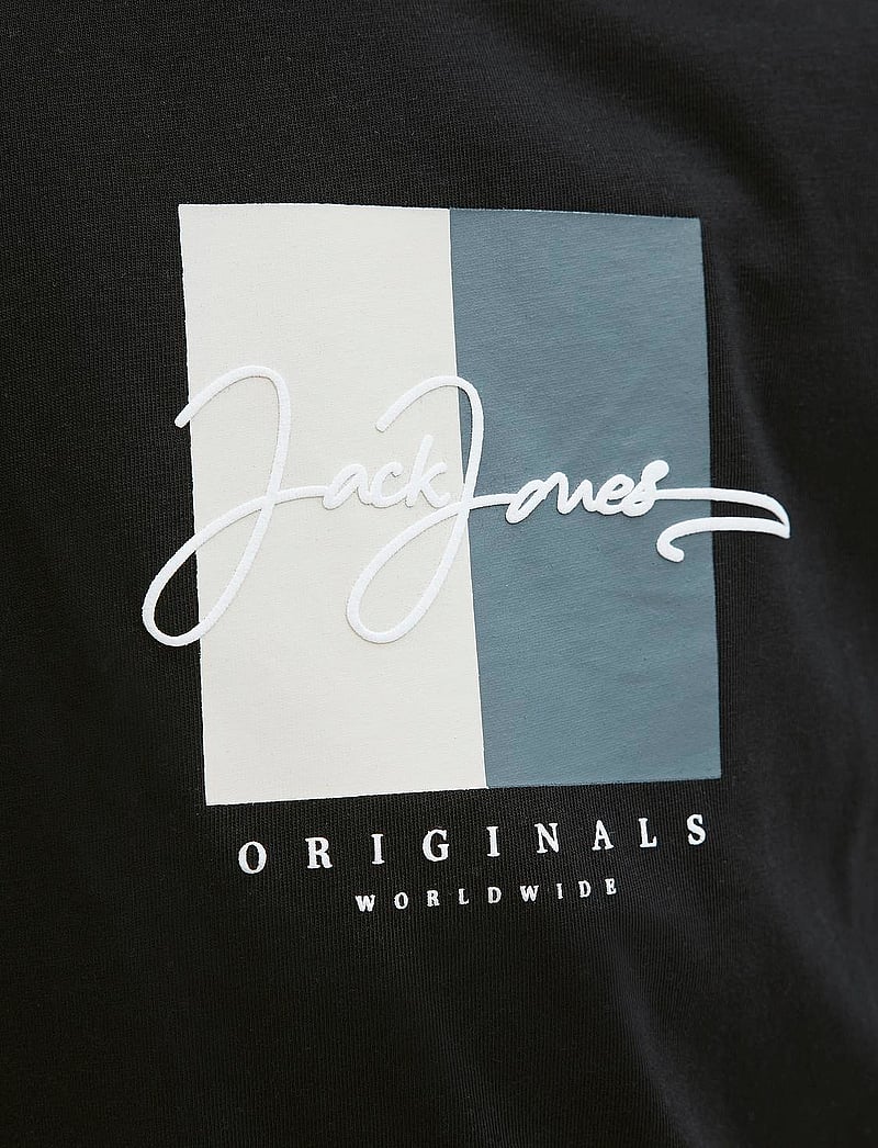 Jack & Jones - JORFREDERIKSBERG BOXSCRIPT TEE SS SN JNR - kurzärmelige - black - 3