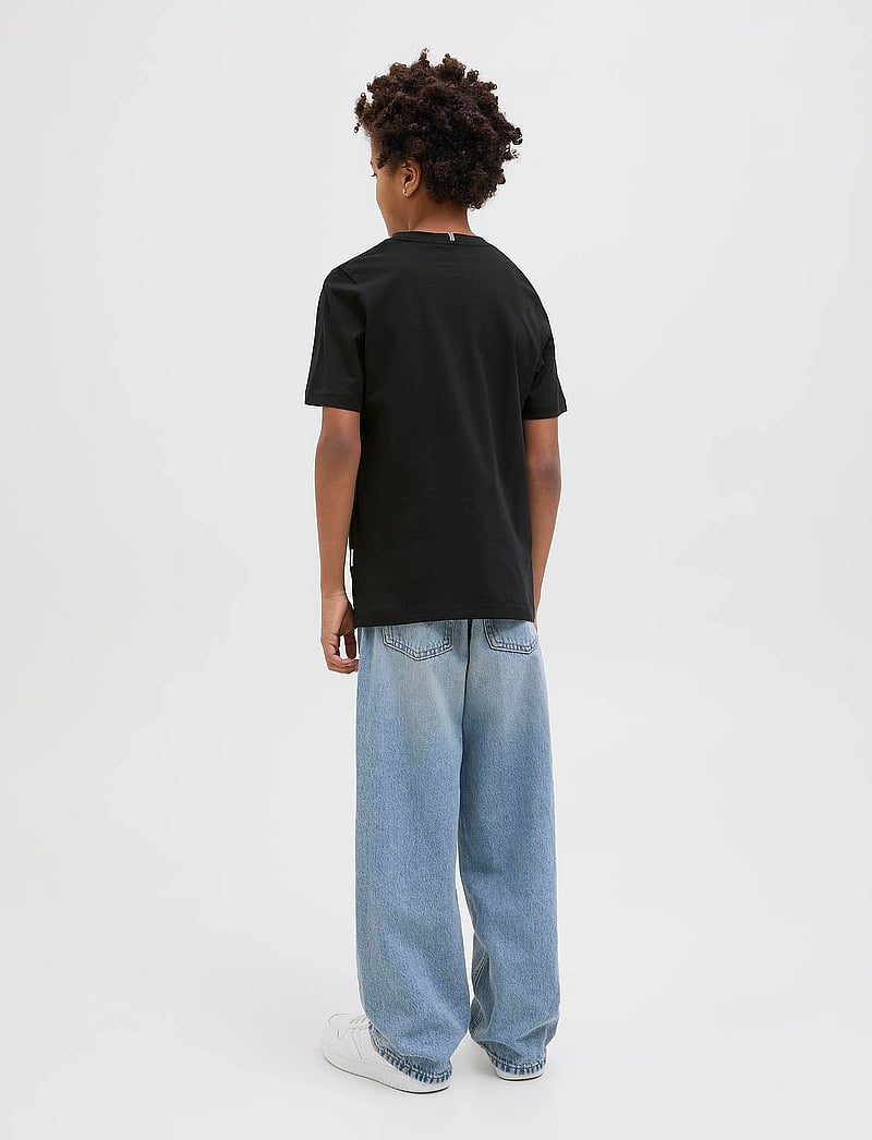 Jack & Jones - JORFREDERIKSBERG BOXSCRIPT TEE SS SN JNR - kurzärmelige - black - 4