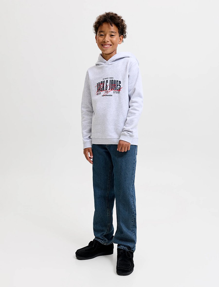 Jack & Jones - JJICHRIS JJORIGINAL AT 055 JNR - loose jeans - blue denim - 4