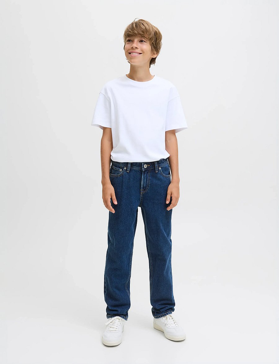 Jack & Jones - JJICLARK JJORIGINAL AKM 512 SN JNR - Įprasto kirpimo džinsai - blue denim - 4