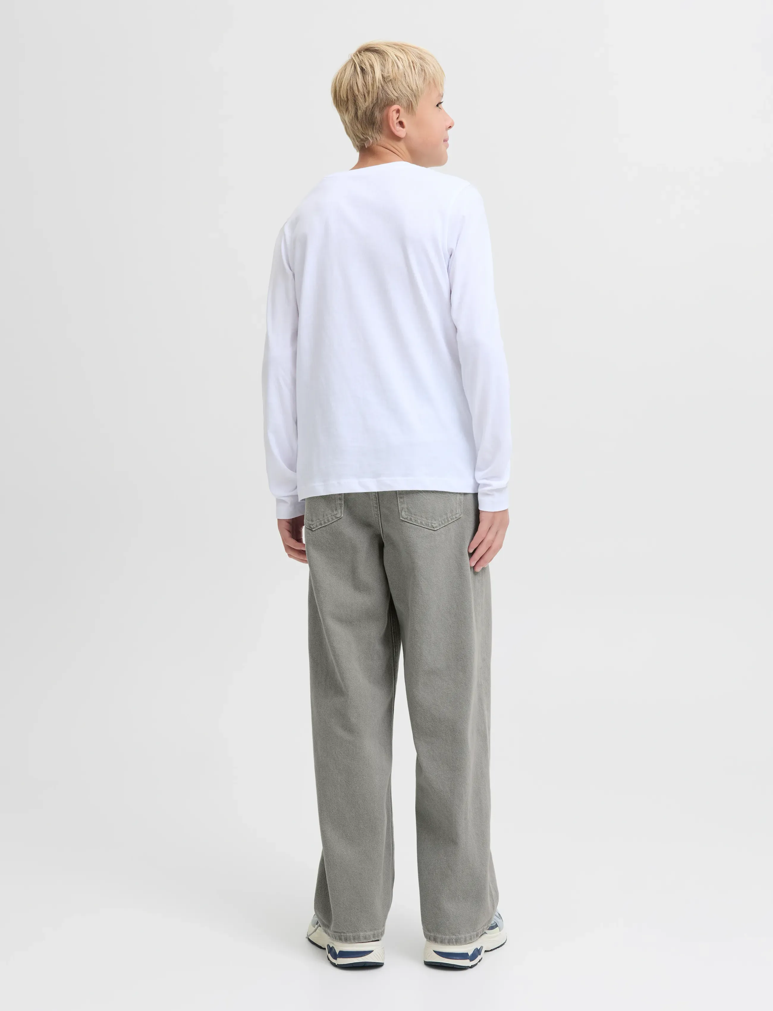 Jack & Jones - JJIALEX JJORIGINAL AKM 140 JNR - loose jeans - griffin - 3