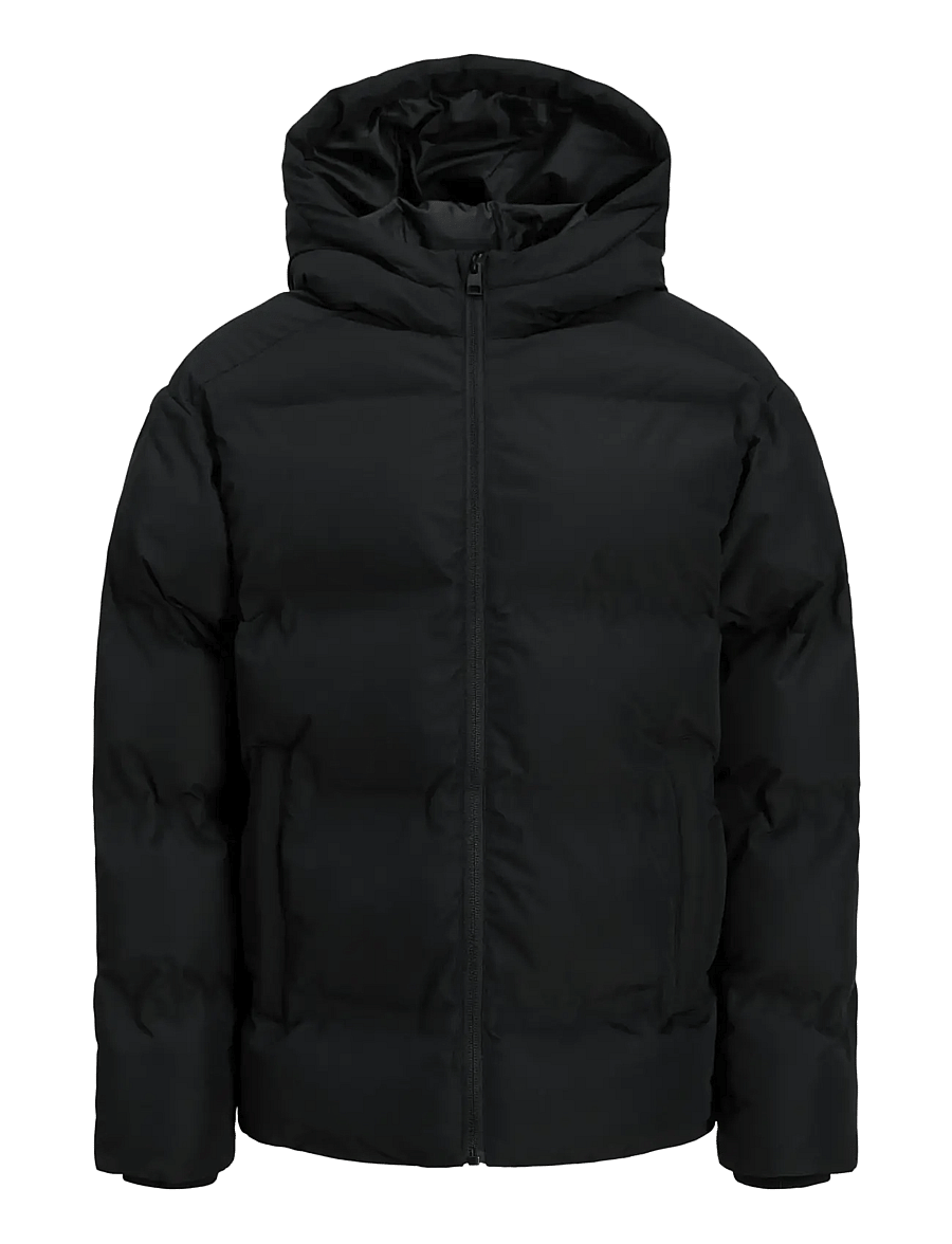 Jack & Jones - JJESOHO PUFFER HOOD SN JNR - winterjacke - black - 1