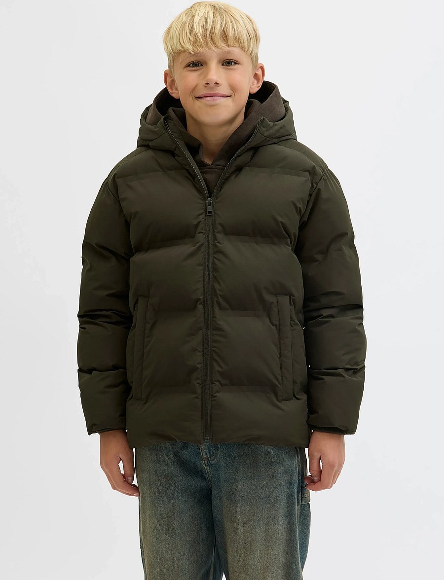 Jack & Jones - JJESOHO PUFFER HOOD SN JNR - winterjacke - rosin - 0
