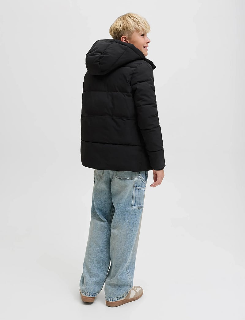 Jack & Jones - JJEOWEN PUFFER SN JNR - winterjacke - black - 2